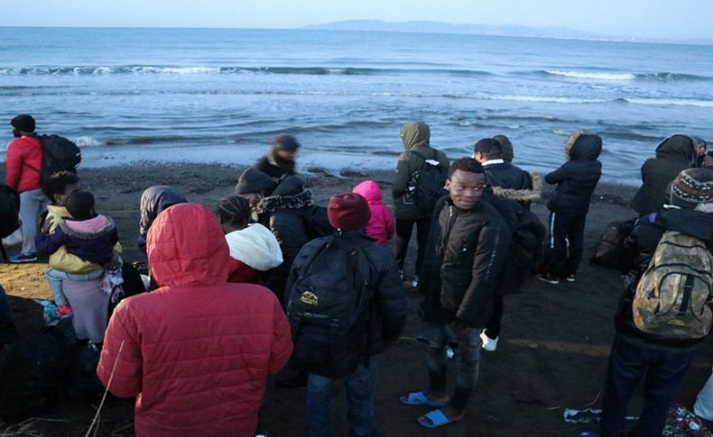 Türkiye'den Avrupa'ya gitmek isteyen düzensiz göçmenlerin geçişi sürüyor