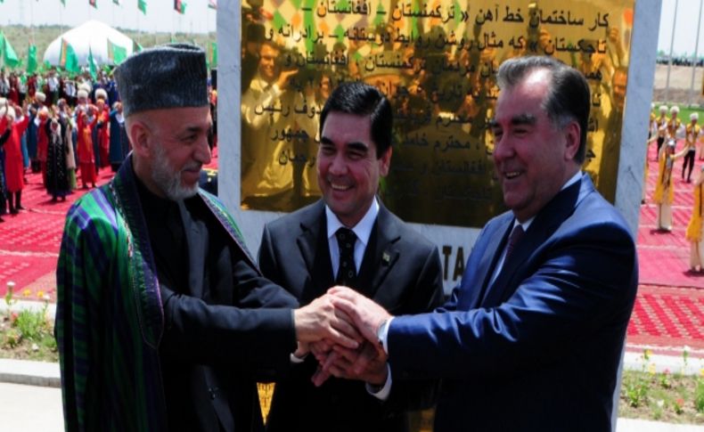 Türkmenistan-Afganistan-Tacikistan demiryolunun temeli atıldı