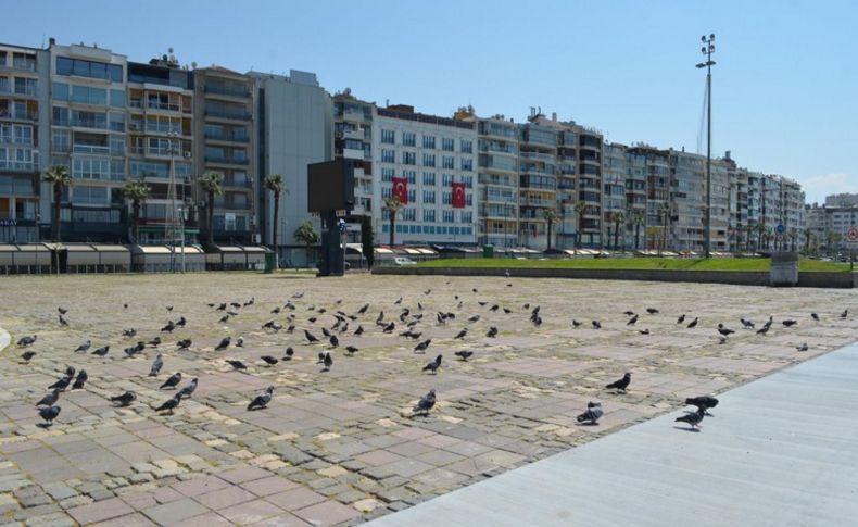 Yasağın 3'üncü gününde de İzmir'de sessizlik sürdü