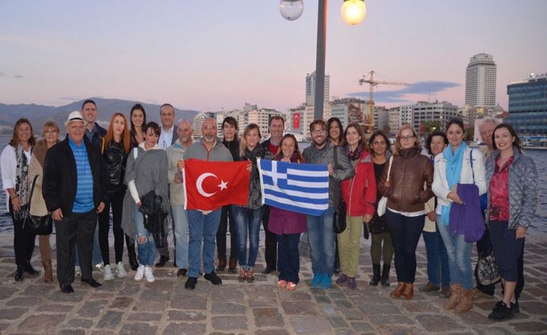 Yunan rehberler İzmir'i gezdi