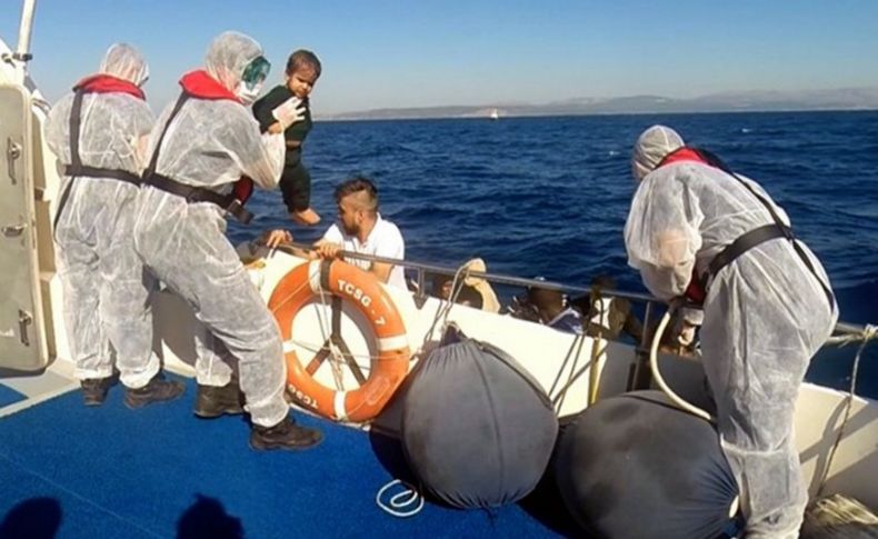Yunanın geri ittiği 66 sığınmacı kurtarıldı...