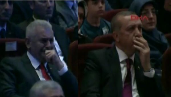 Erdoğan ve Yıldırım gözyaşlarını tutamadı