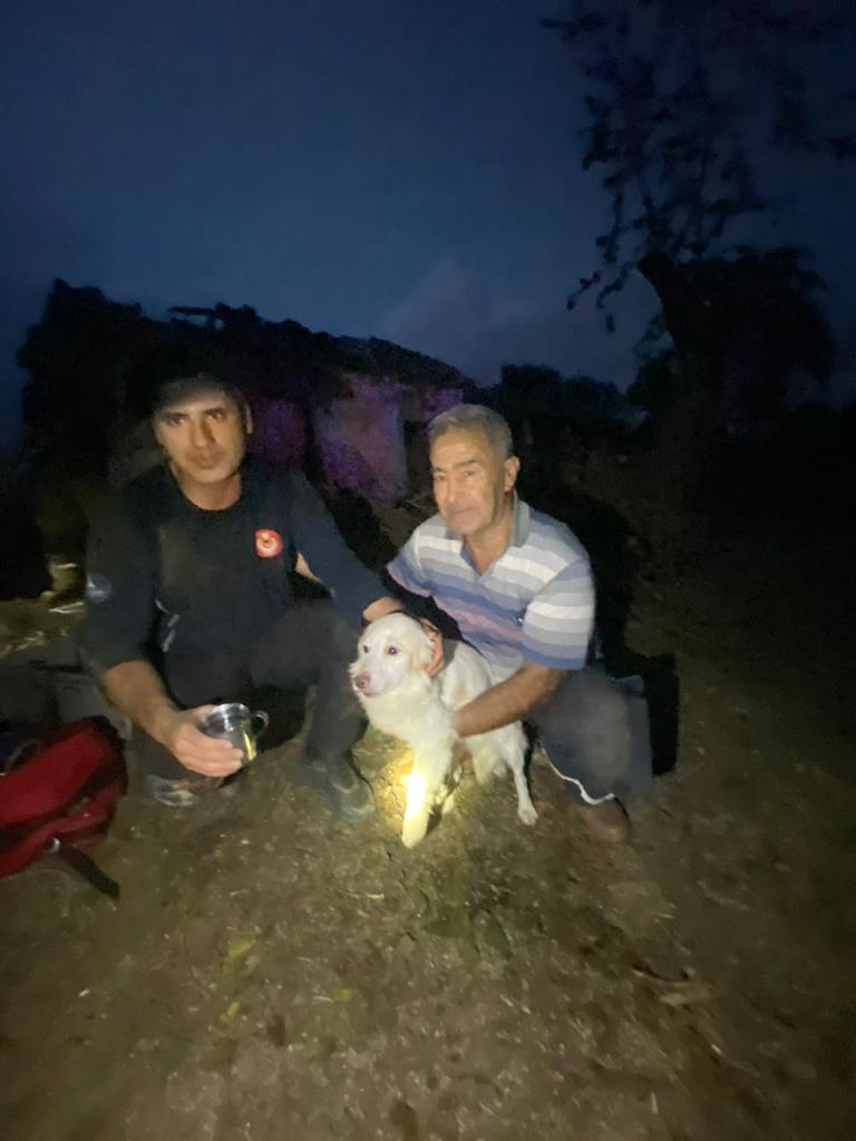 Bir aydır kayıp olan Pamuk’u İzmir İtfaiyesi sahibine kavuşturdu