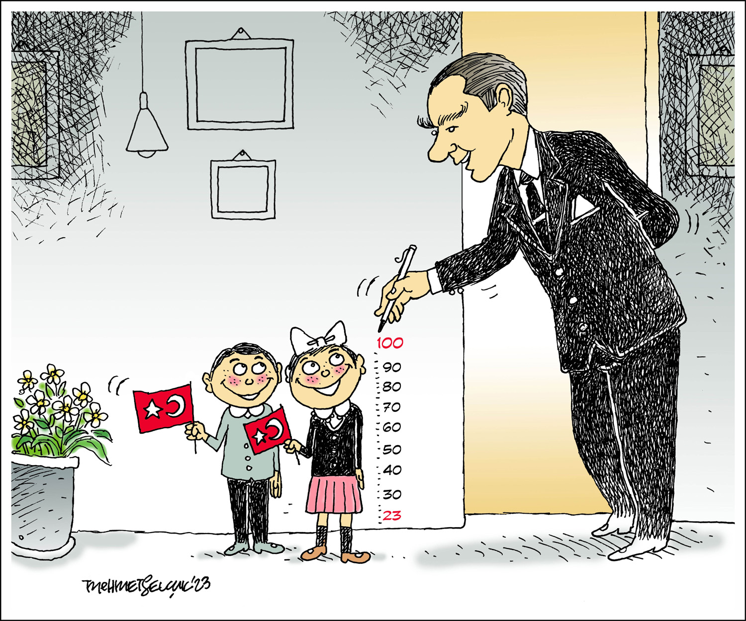 Eflatun Nuri’nin karikatüristleri Sonsuza Kadar Cumhuriyeti çizdi