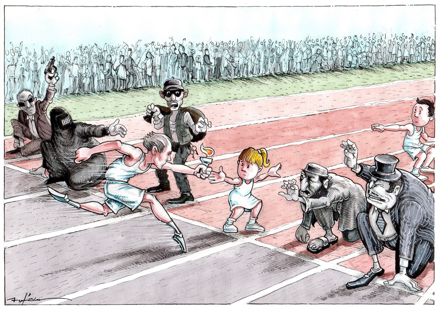 Eflatun Nuri’nin karikatüristleri Sonsuza Kadar Cumhuriyeti çizdi