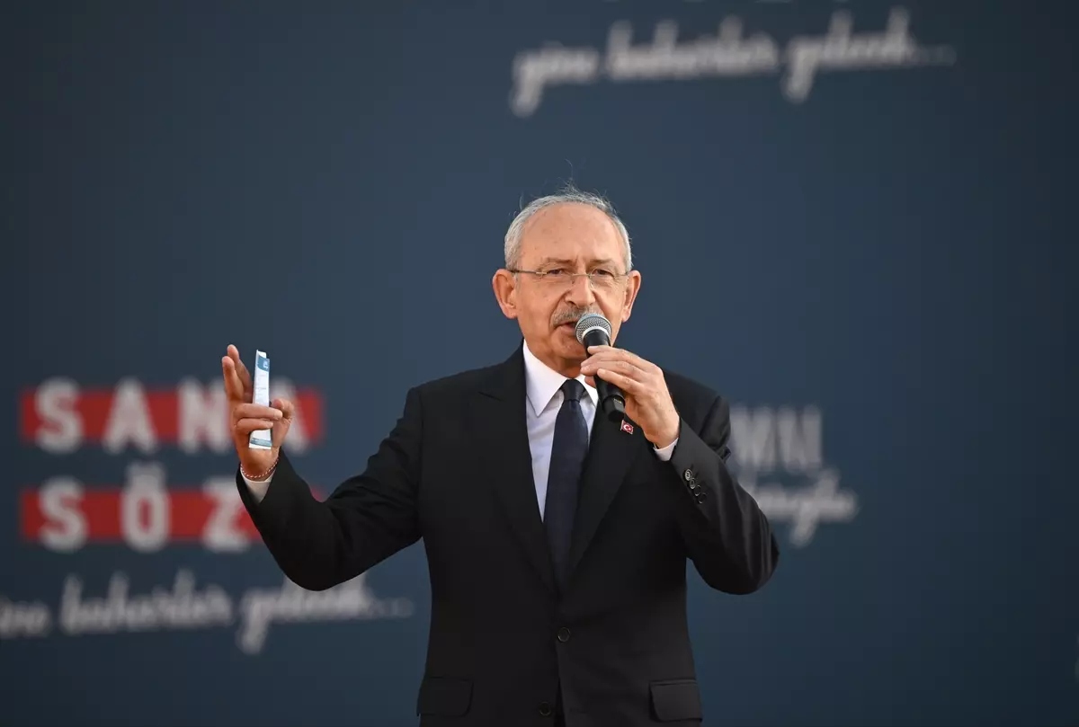 Kılıçdaroğlu'nun İzmir mitinginden çarpıcı kareler 