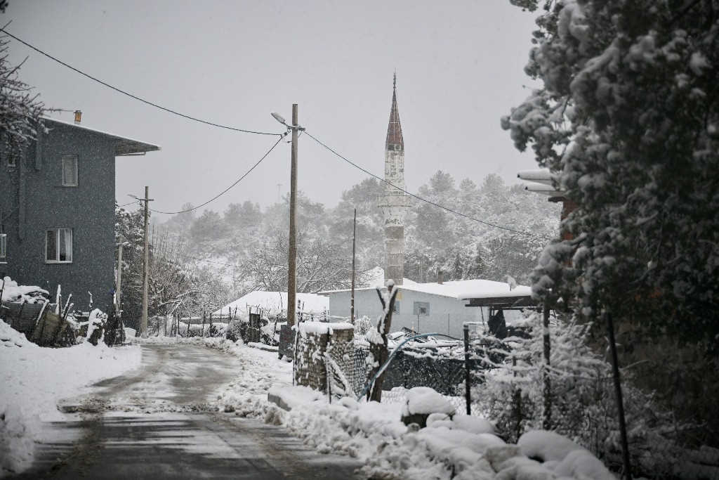 Bornova'da mevsimin ilk karı