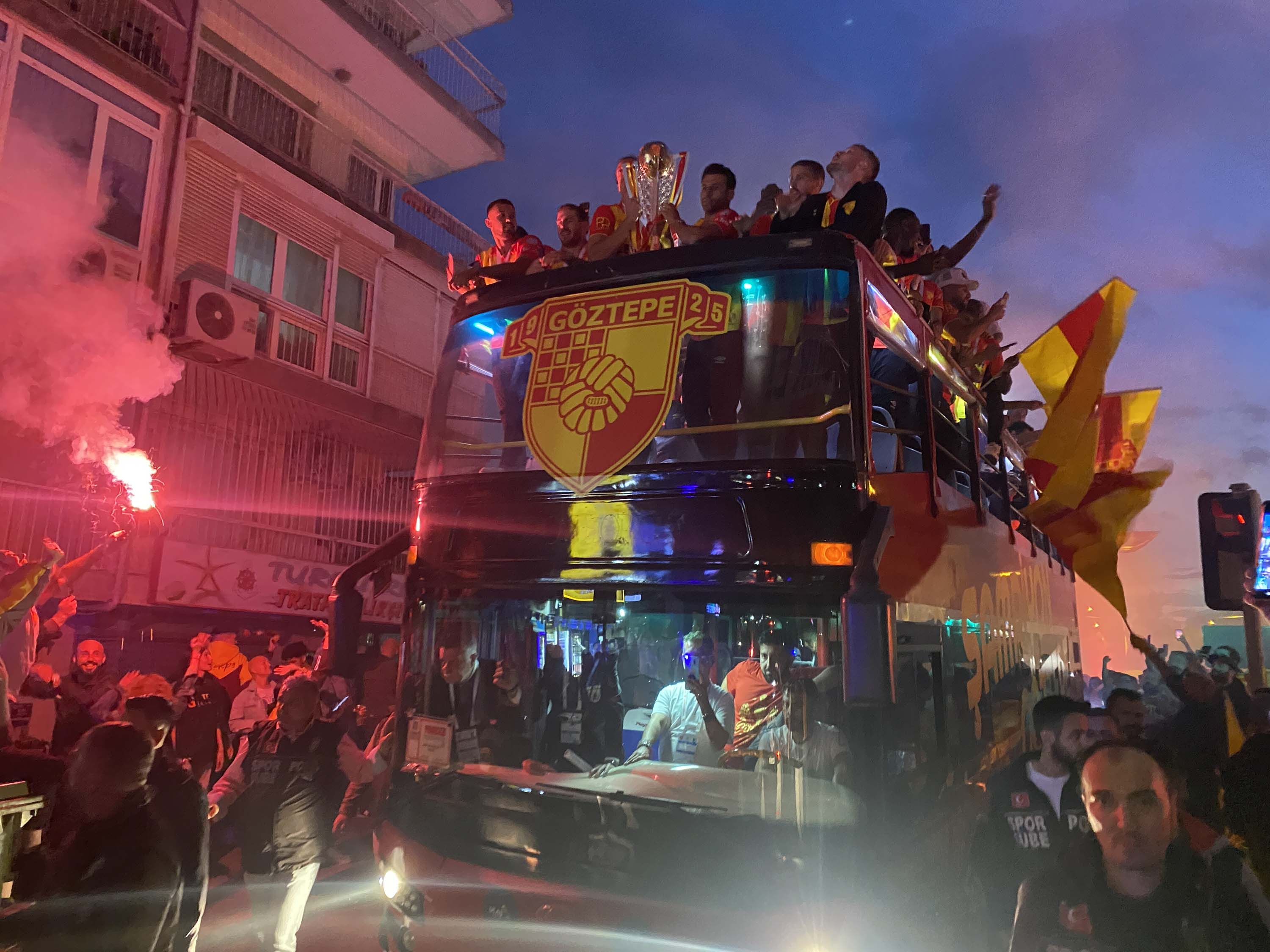 Göztepe kupasına kavuştu 