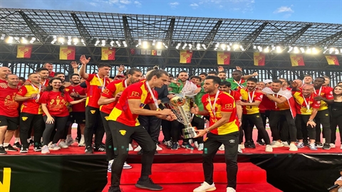Göztepe kupasına kavuştu 