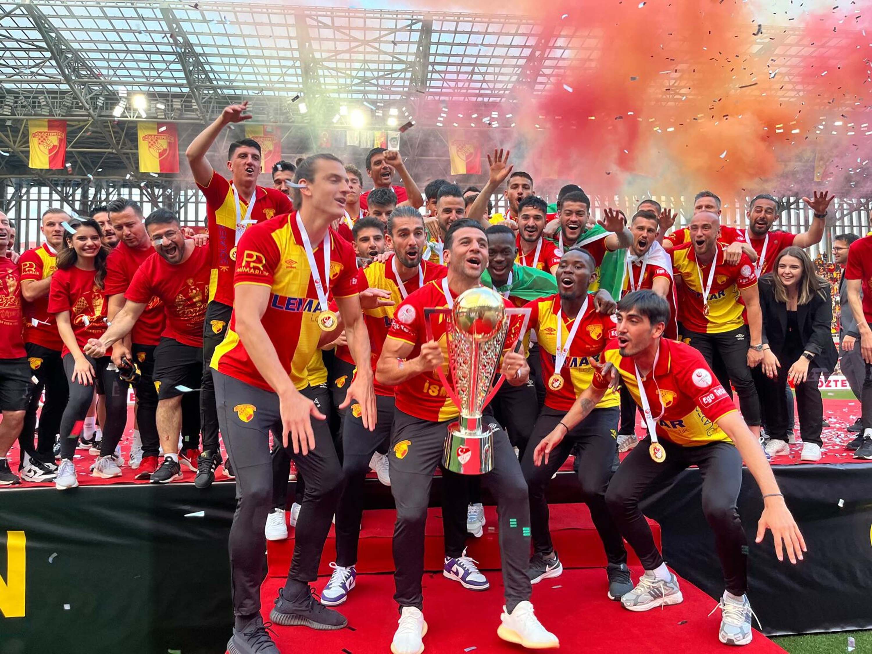 Göztepe kupasına kavuştu 