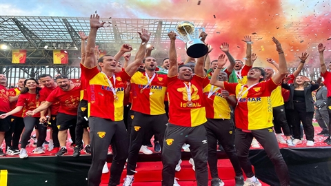 Göztepe kupasına kavuştu 