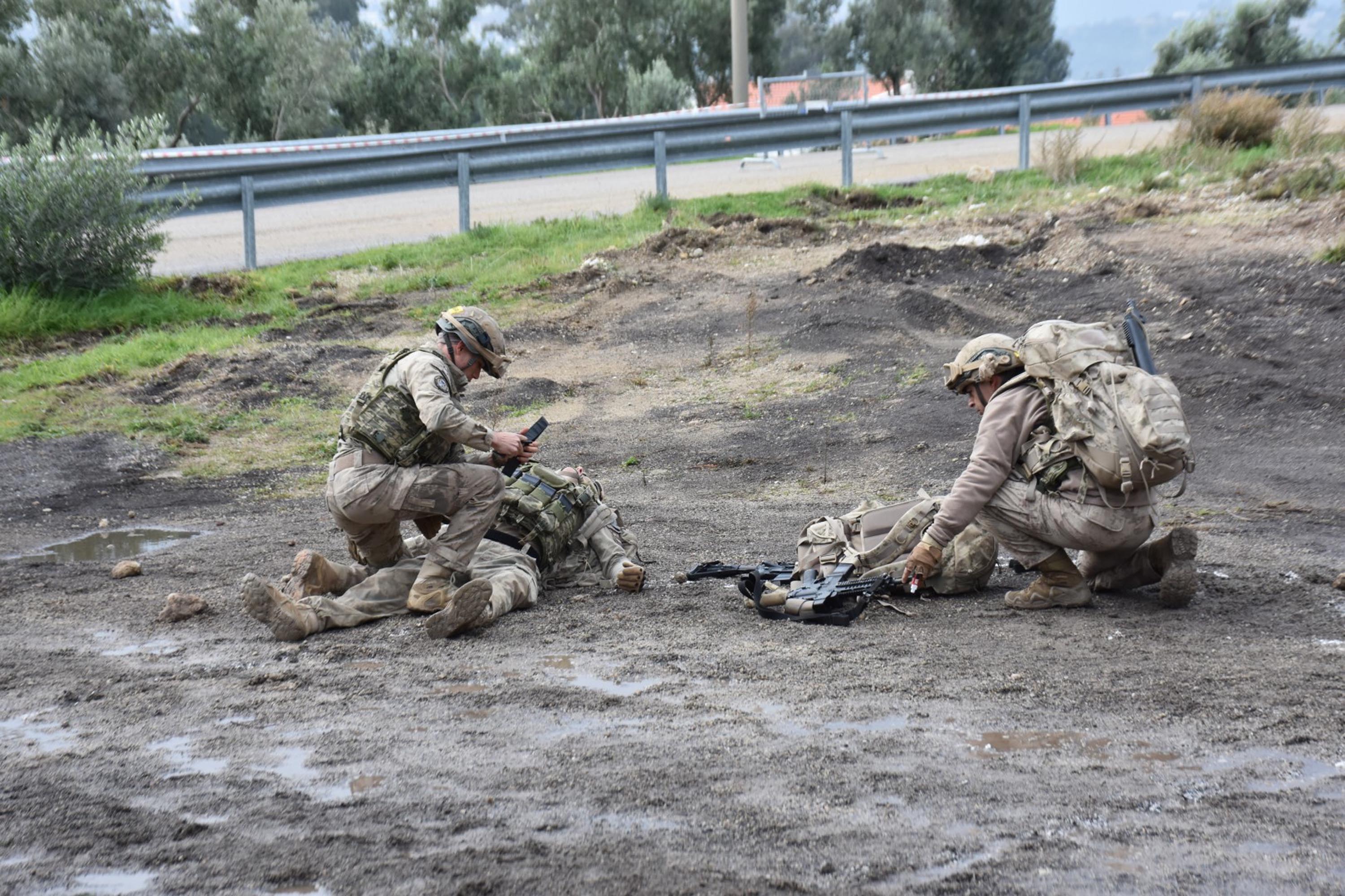 Jandarma Komando Özel Harekat birlikleri, ‘Savaşçı Yarışması'nda mücadele ediyor