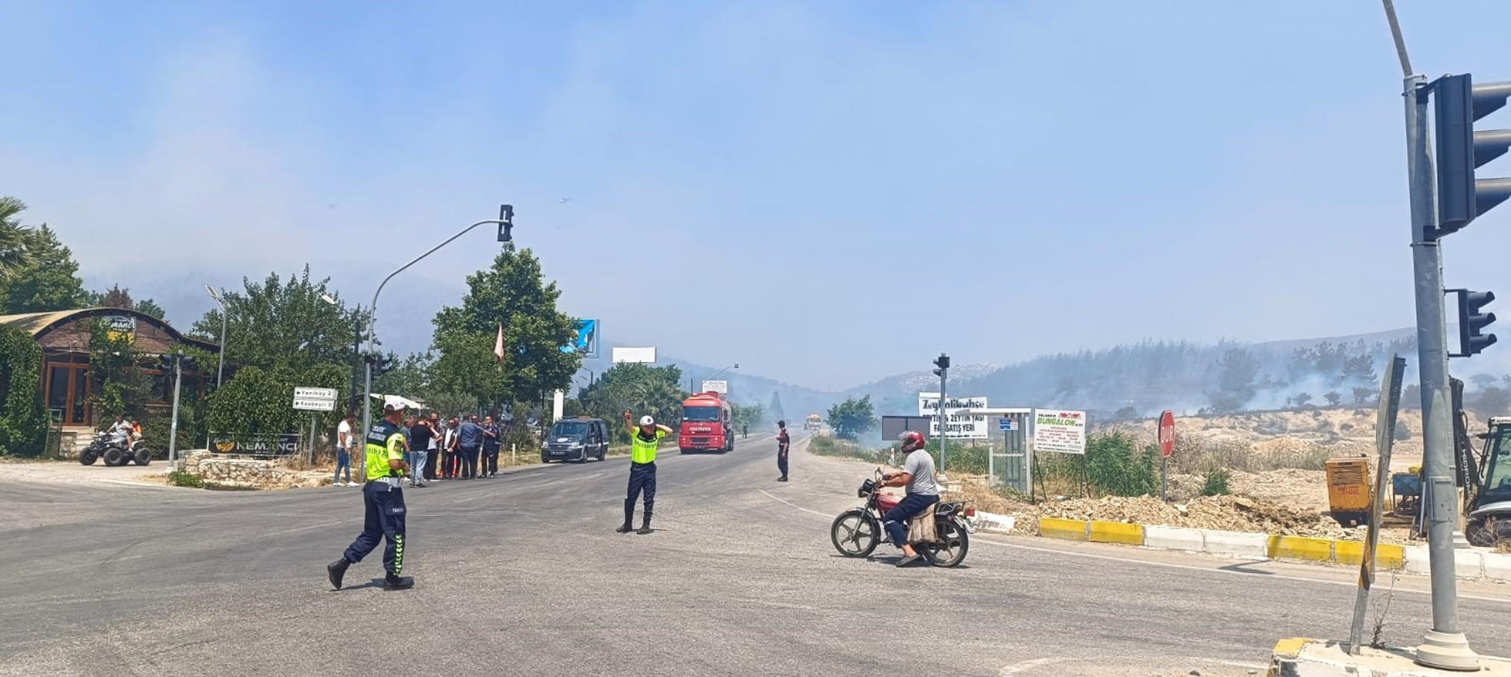 İzmir'de orman yangını