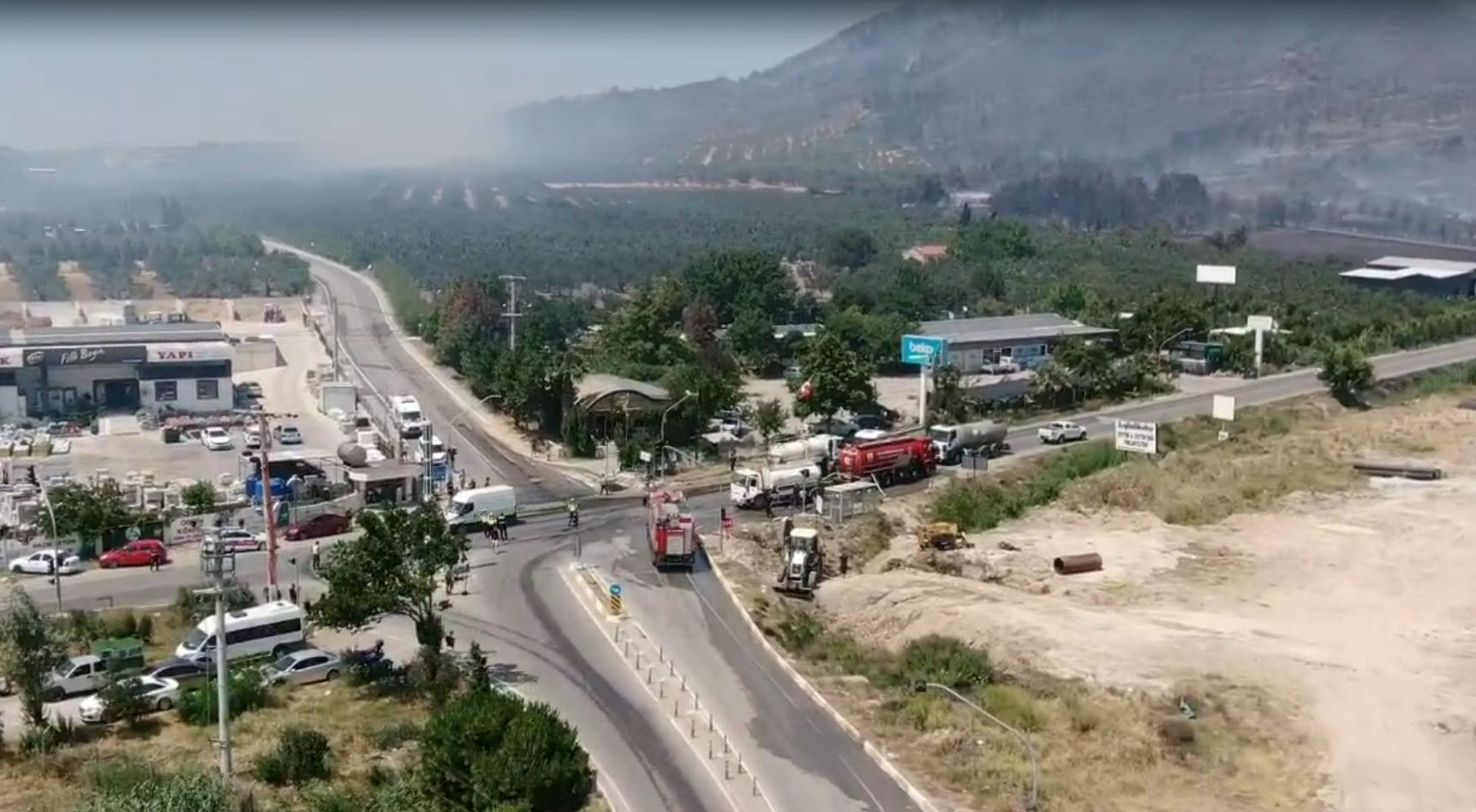 İzmir'de orman yangını