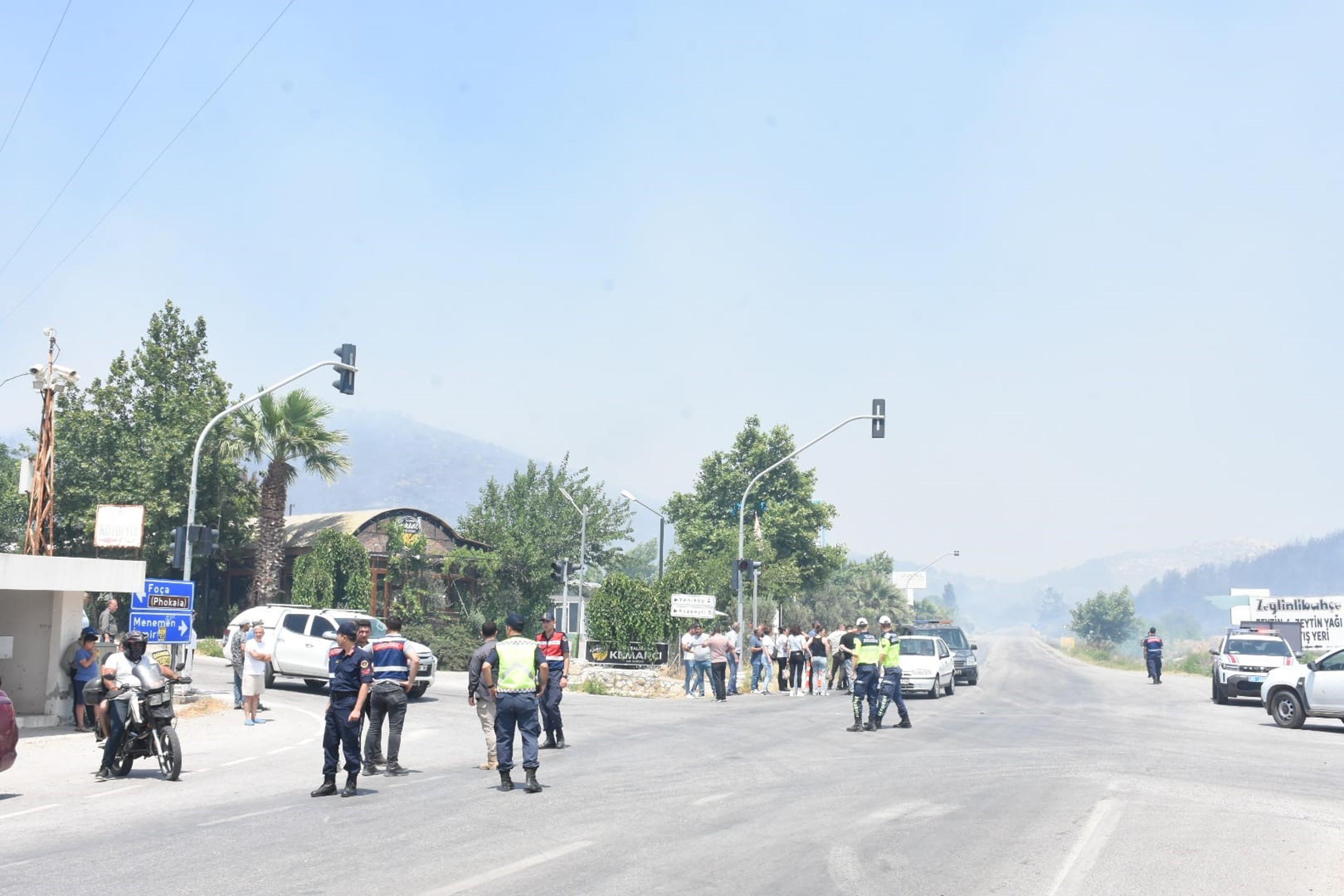 İzmir'de orman yangını