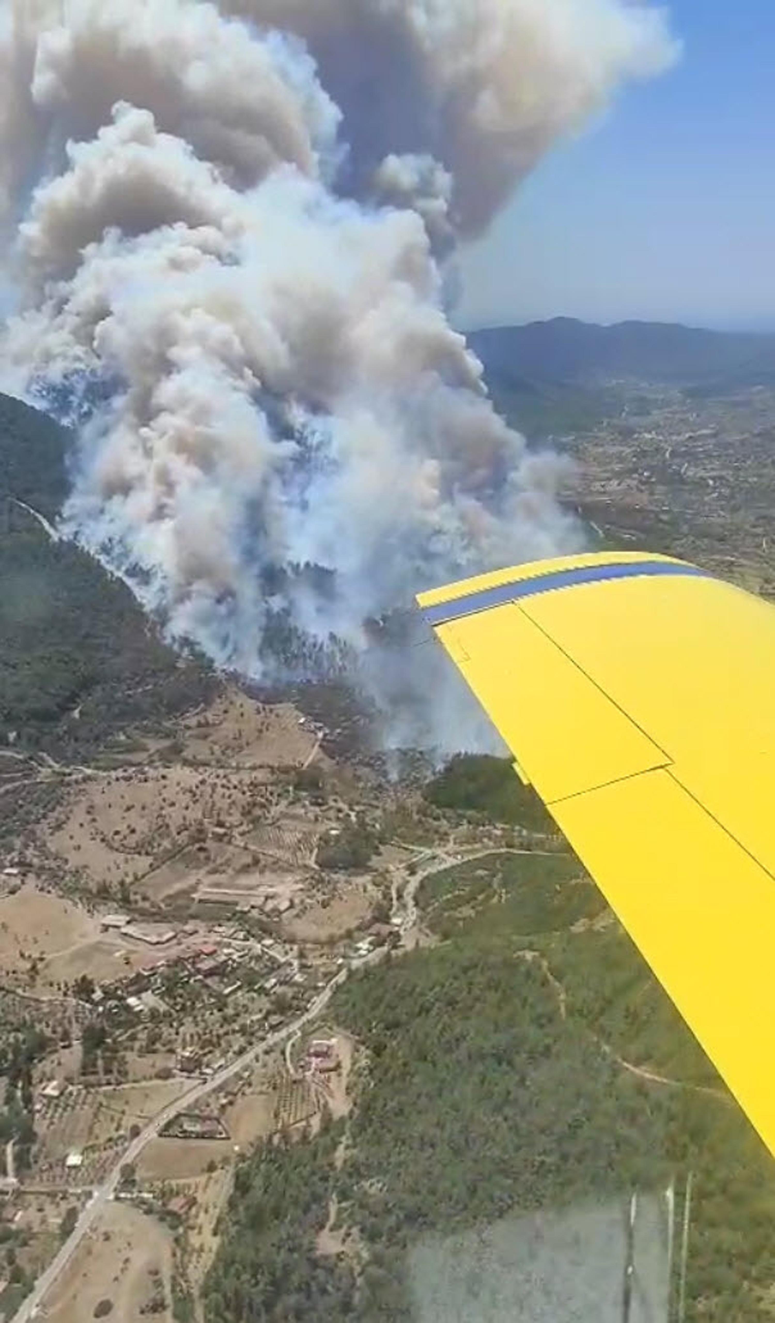 İzmir'de 2 ayrı noktada orman yangını 