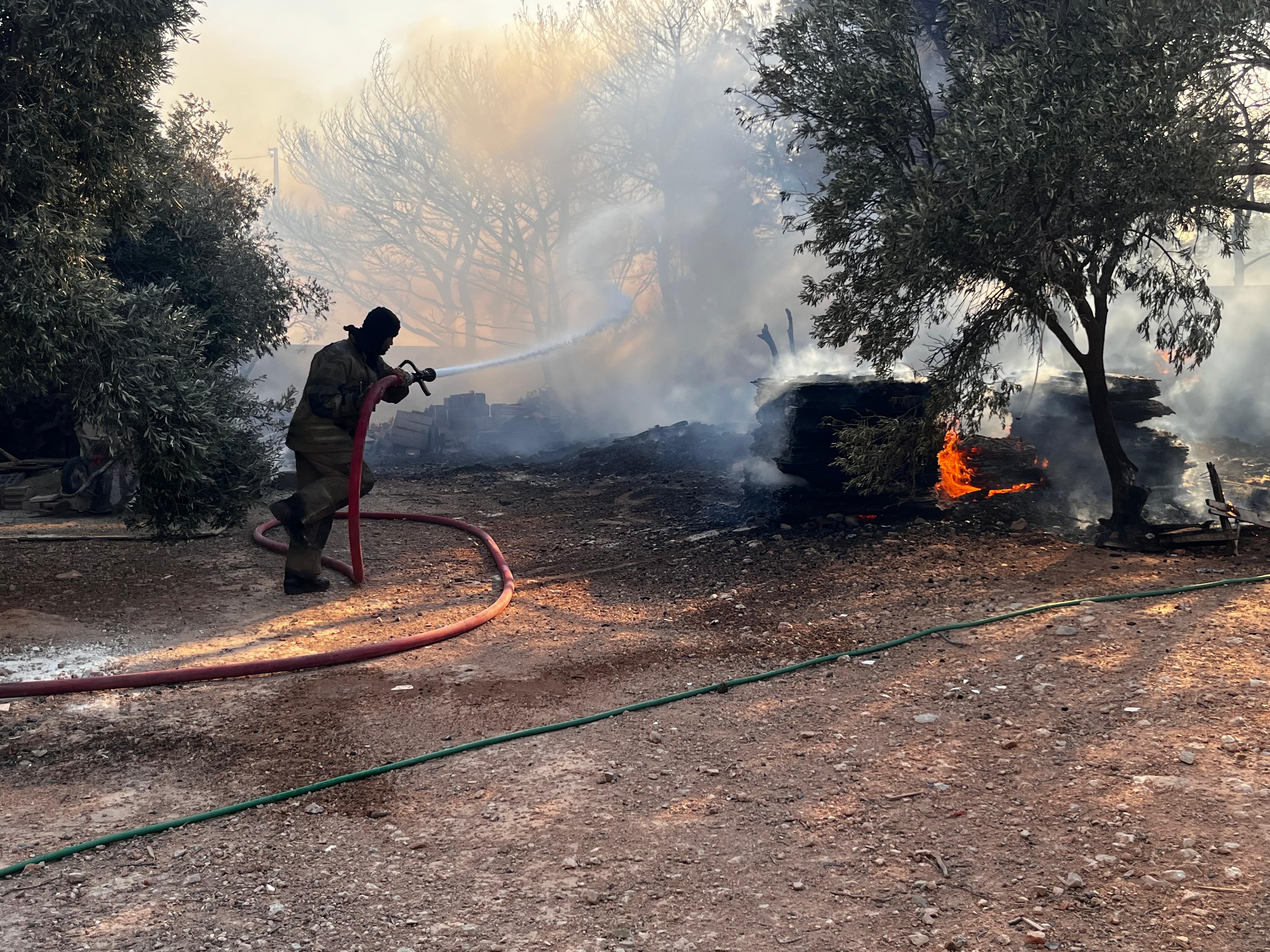 Çeşme'de orman yangını 