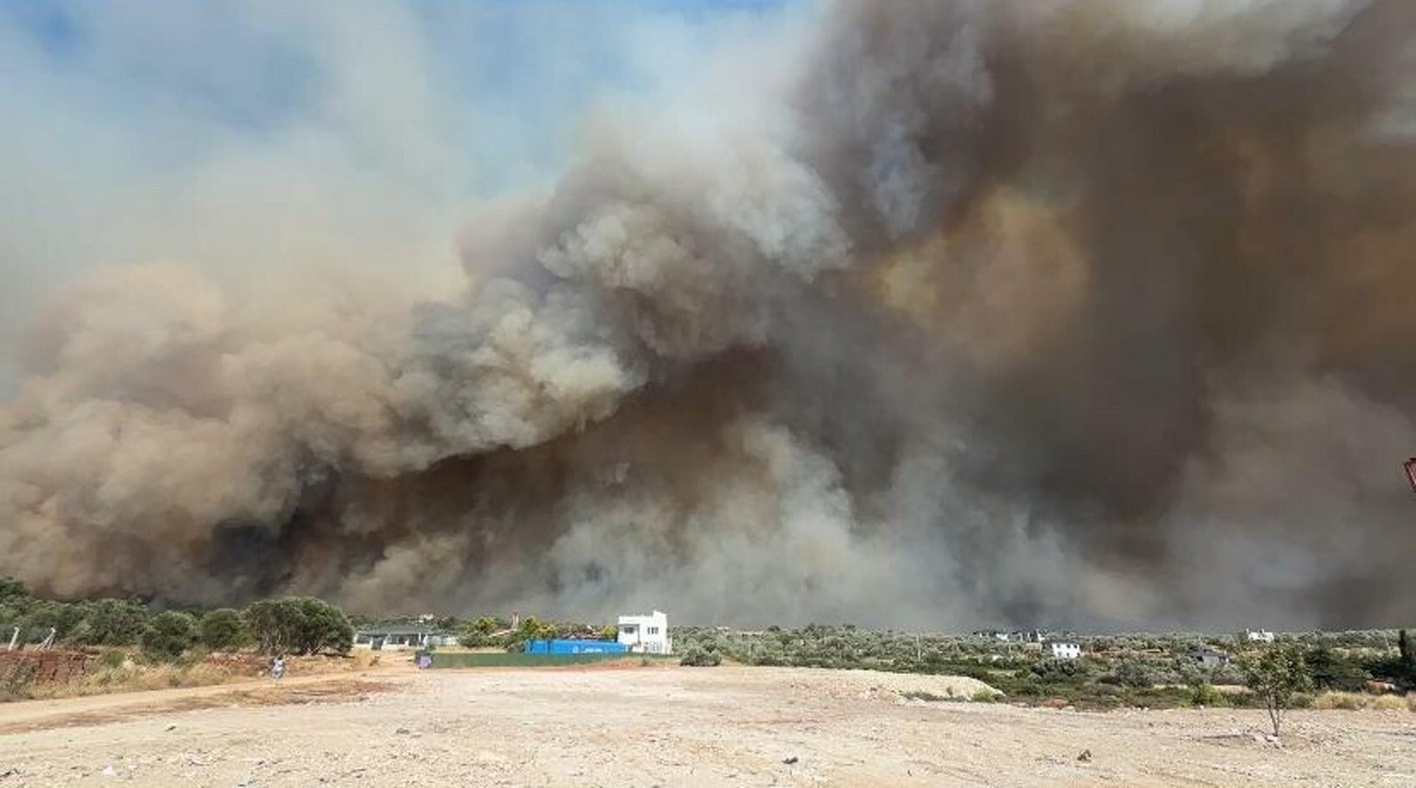 Çeşme'de orman yangını 