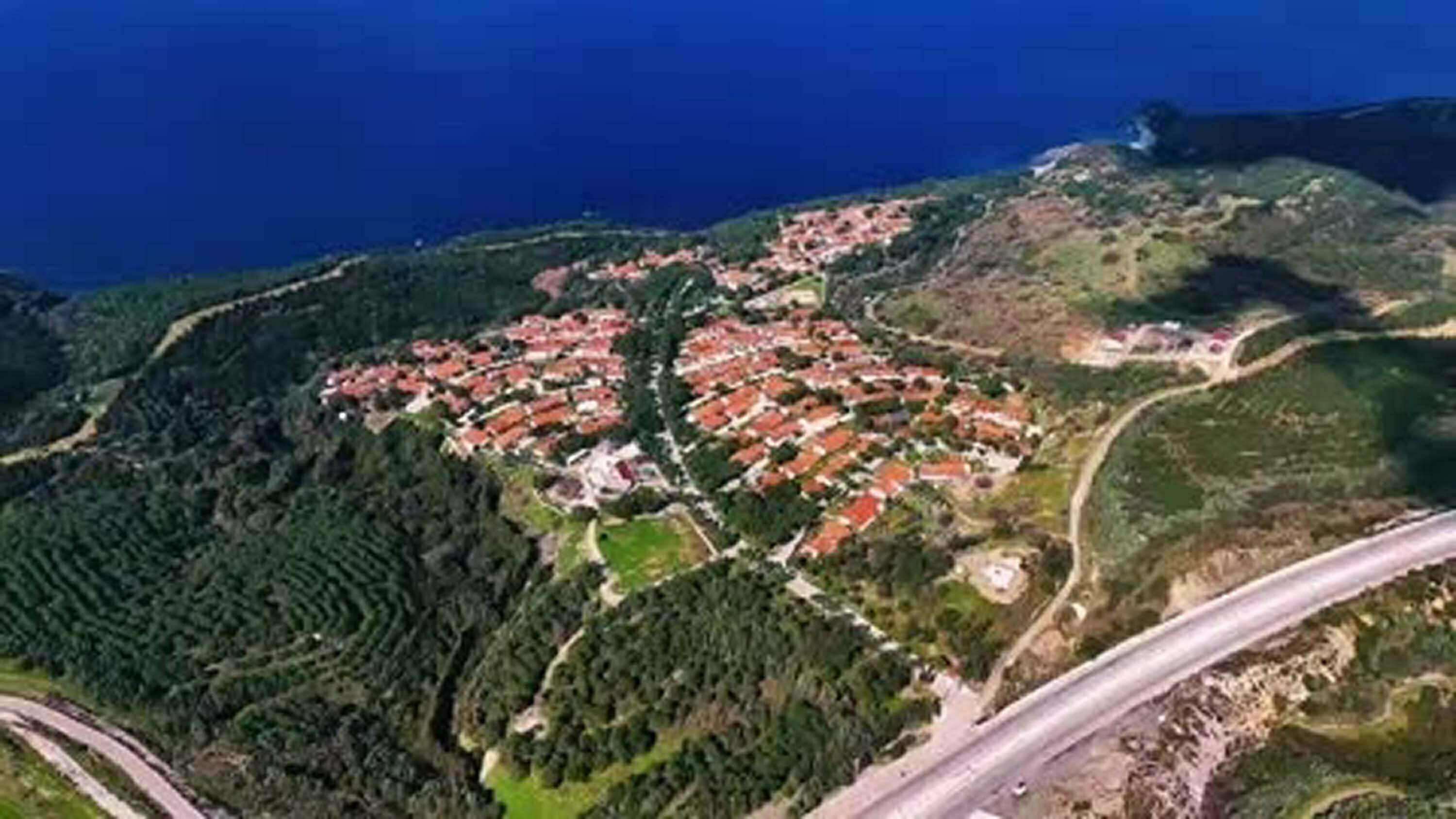 İzmir'in tatil merkezlerinden Seferihisar'da yeşil alanlar, yangın sonrası gri renge büründü