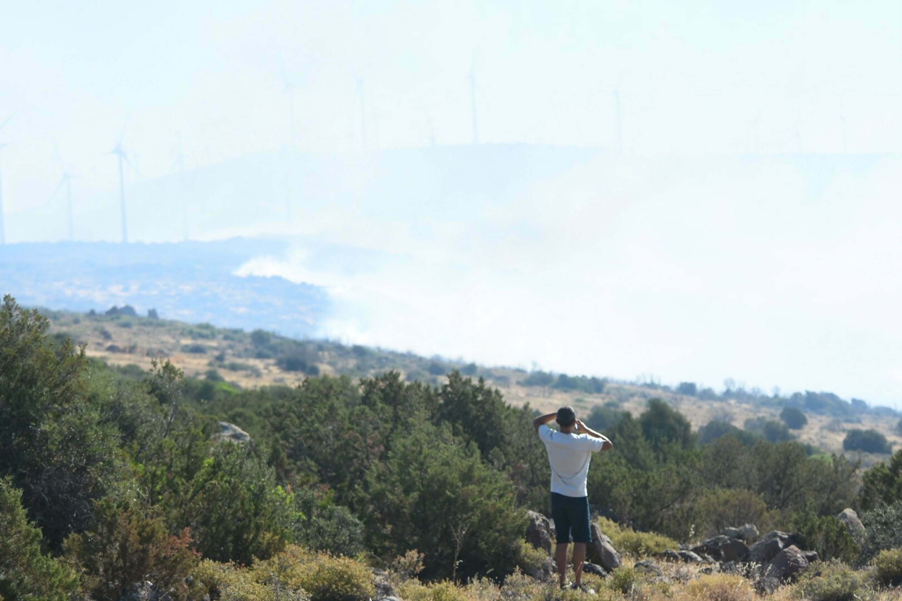 Çeşme'deki orman yangını 2'nci gününde