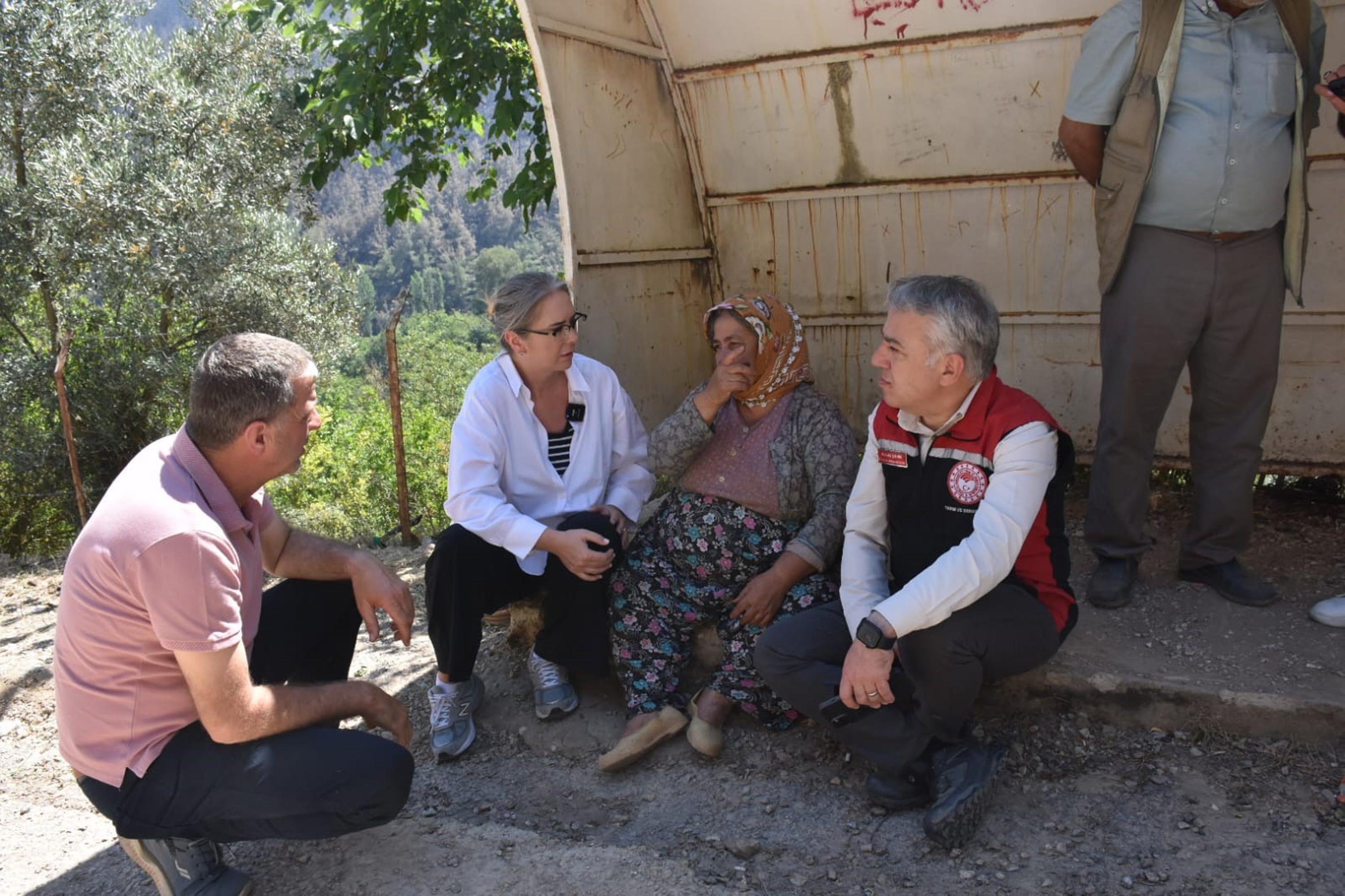 Ödemiş'teki yangın 3'üncü gününde; Kahreden görüntüler!