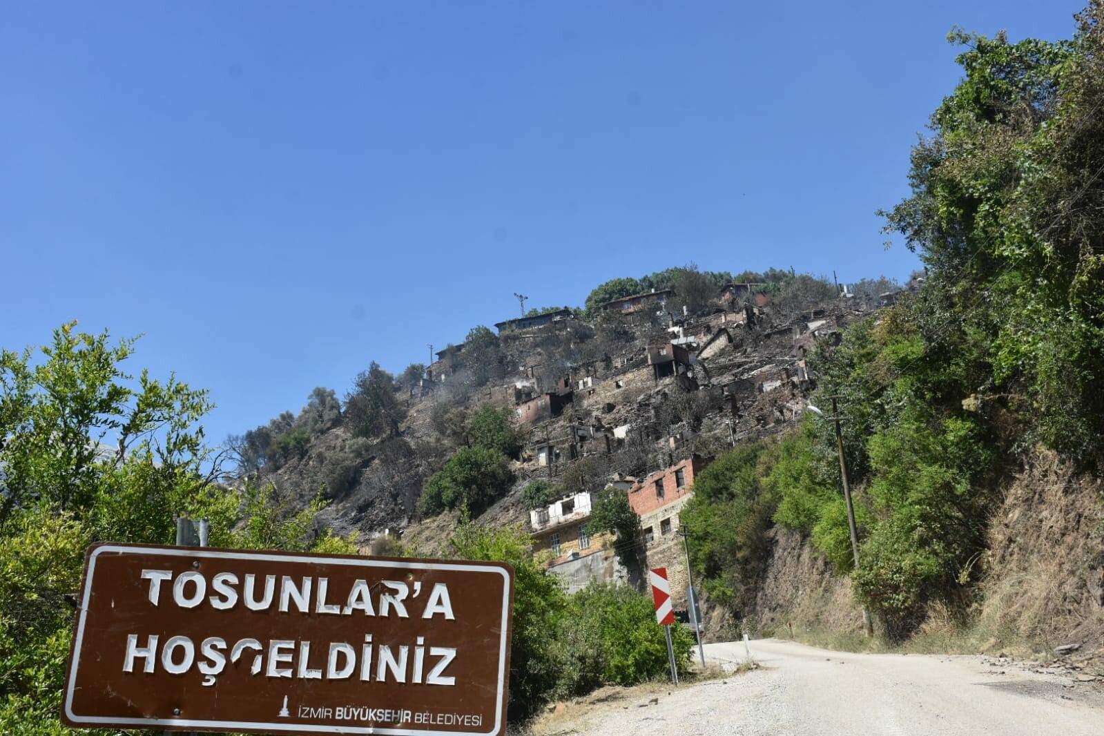 Ödemiş'teki yangın 3'üncü gününde; Kahreden görüntüler!