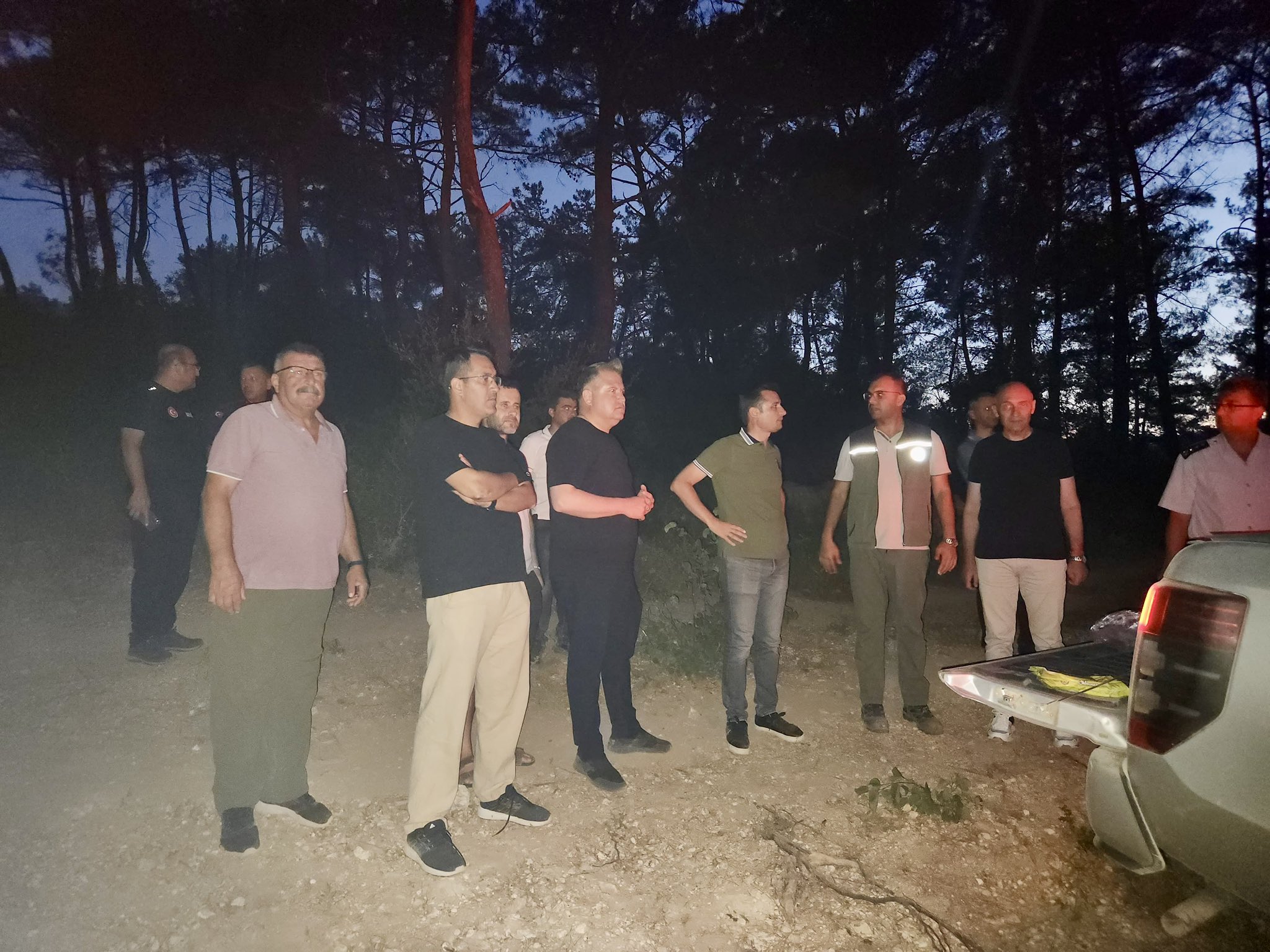 İzmir Urla'da orman yangını