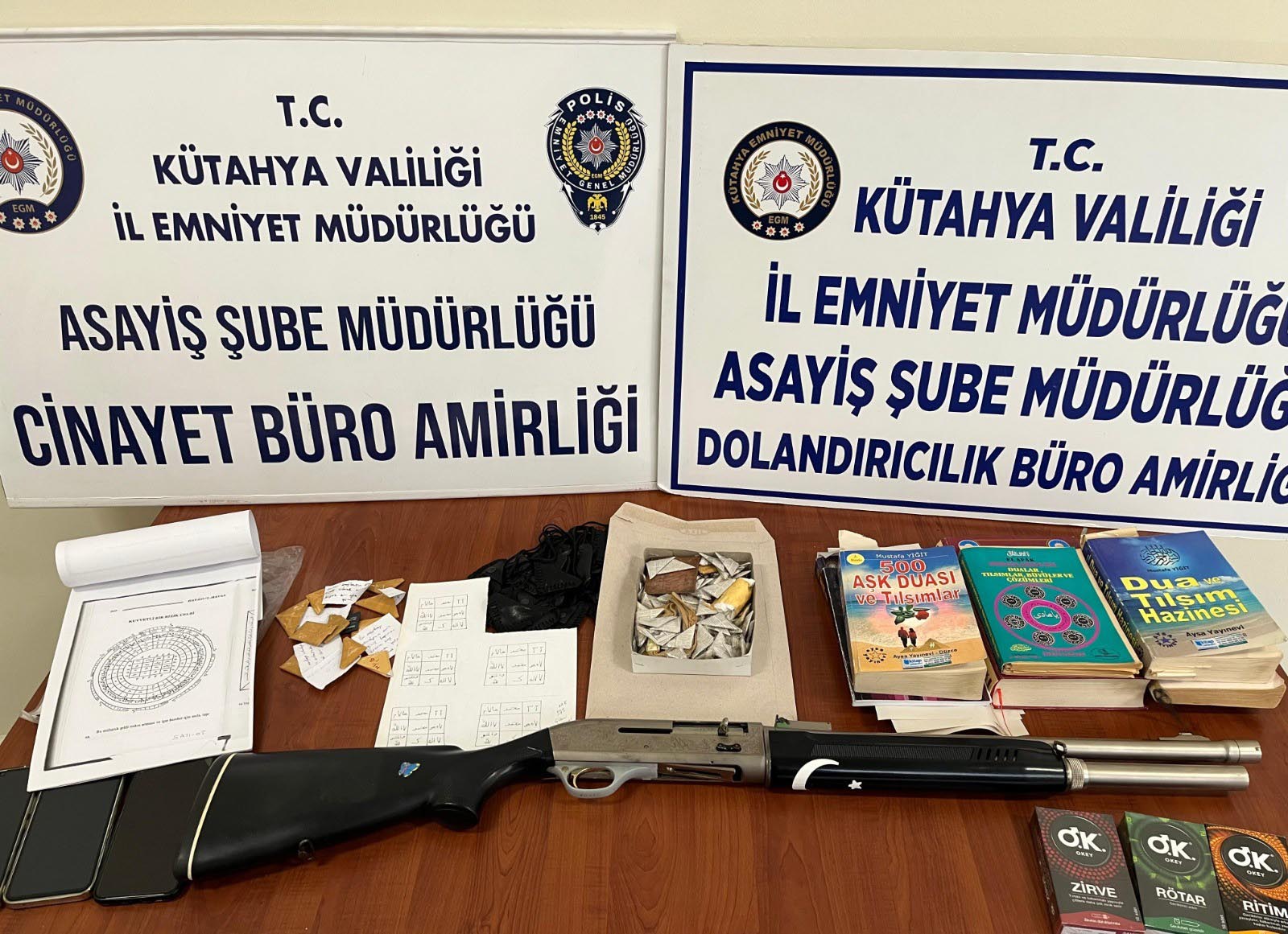 Kütahya’da üfürükçü operasyonu