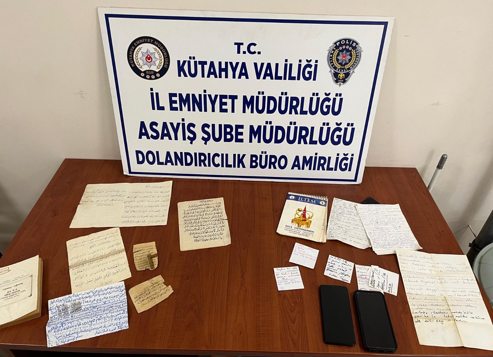 Kütahya’da üfürükçü operasyonu