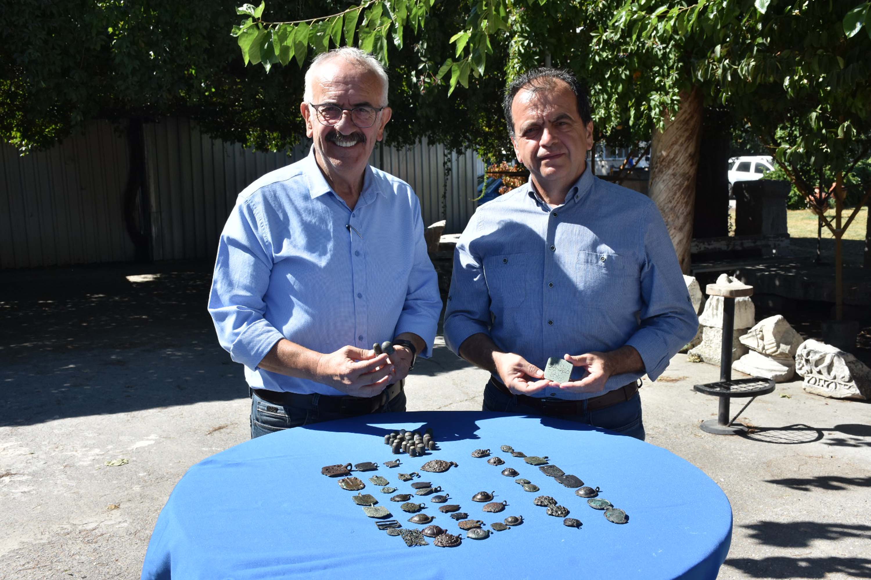 Smyrna Antik Kenti'nde İzmir'in tekstil kenti olduğunu gösteren objeler bulundu