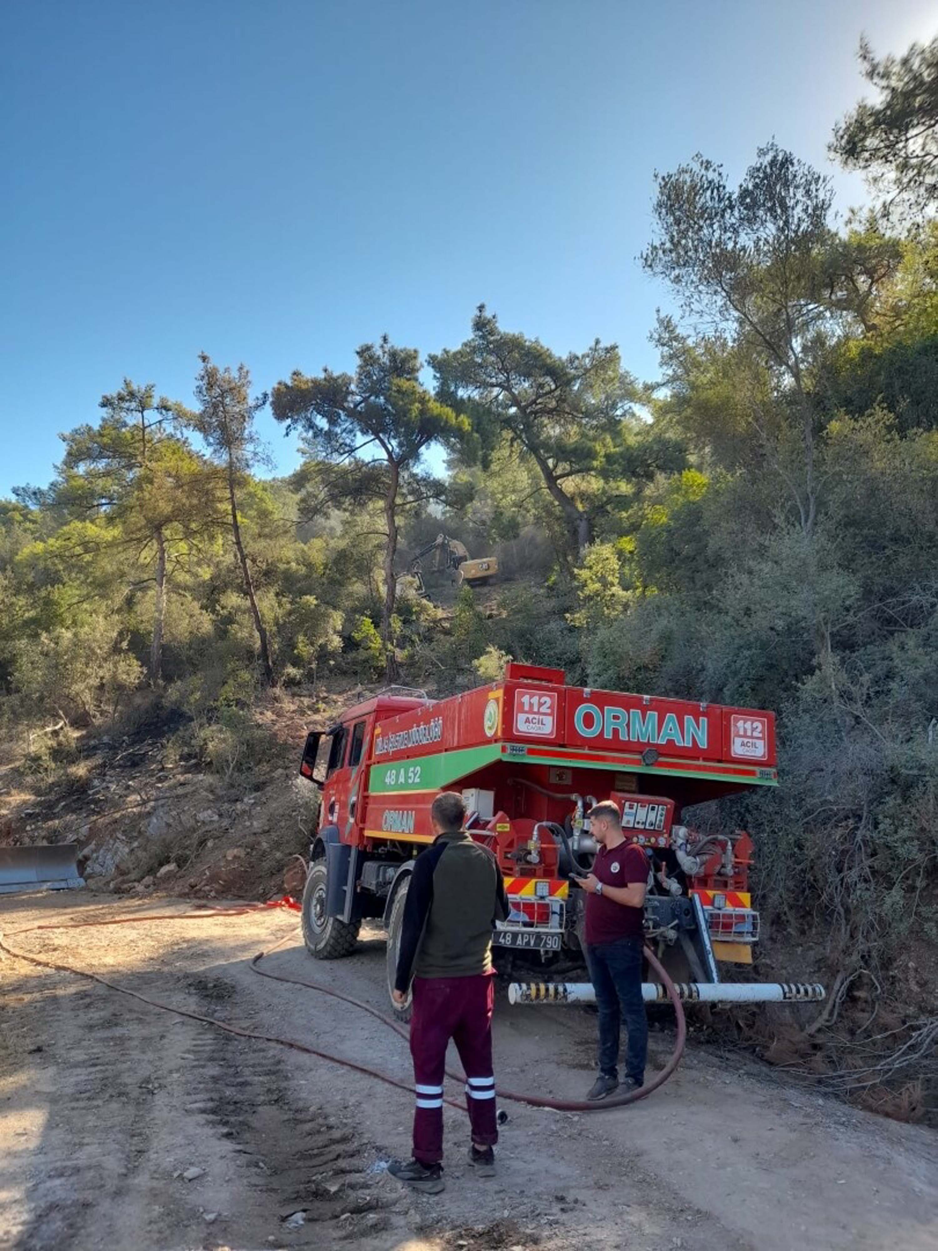 Muğla yangınlarında kahreden görüntüler!