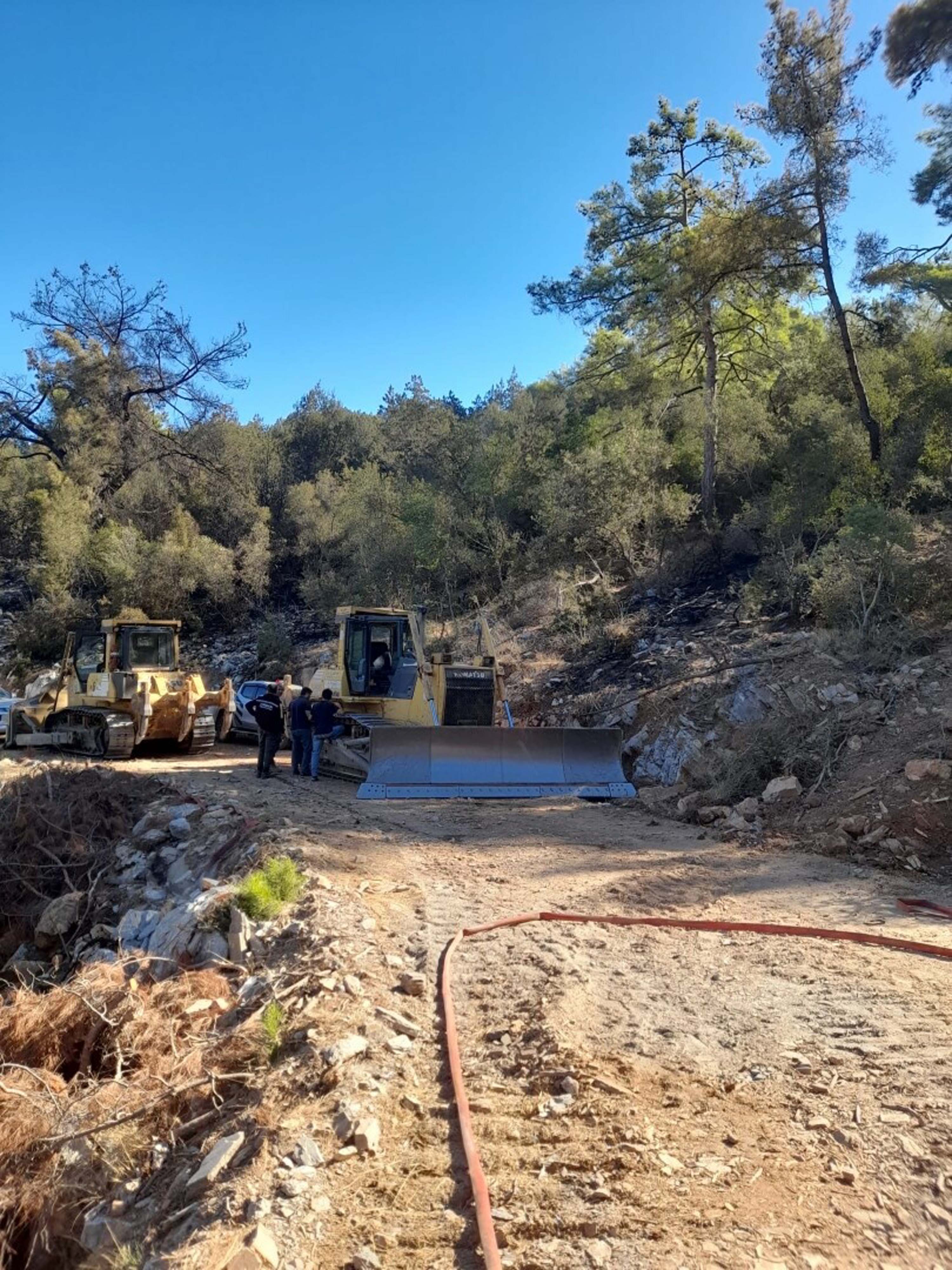 Muğla yangınlarında kahreden görüntüler!