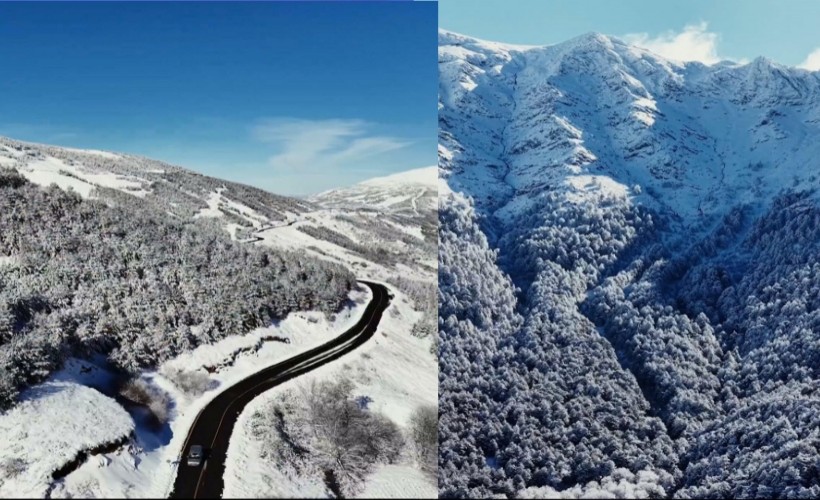 İzmir'in dağları masal diyarına döndü!