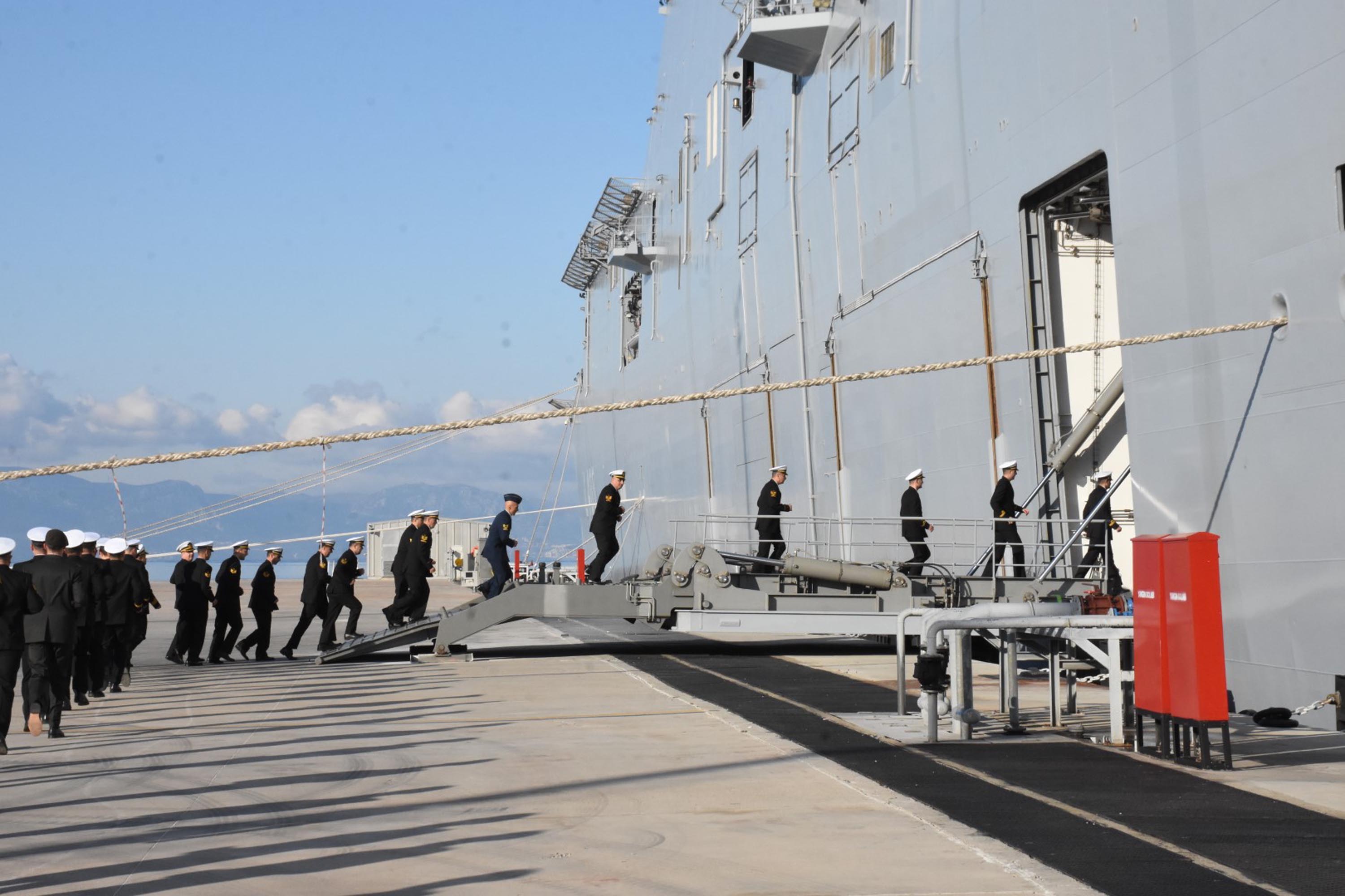 Anadolu Türk Deniz Görev Kuvveti, NATO görevine uğurlandı