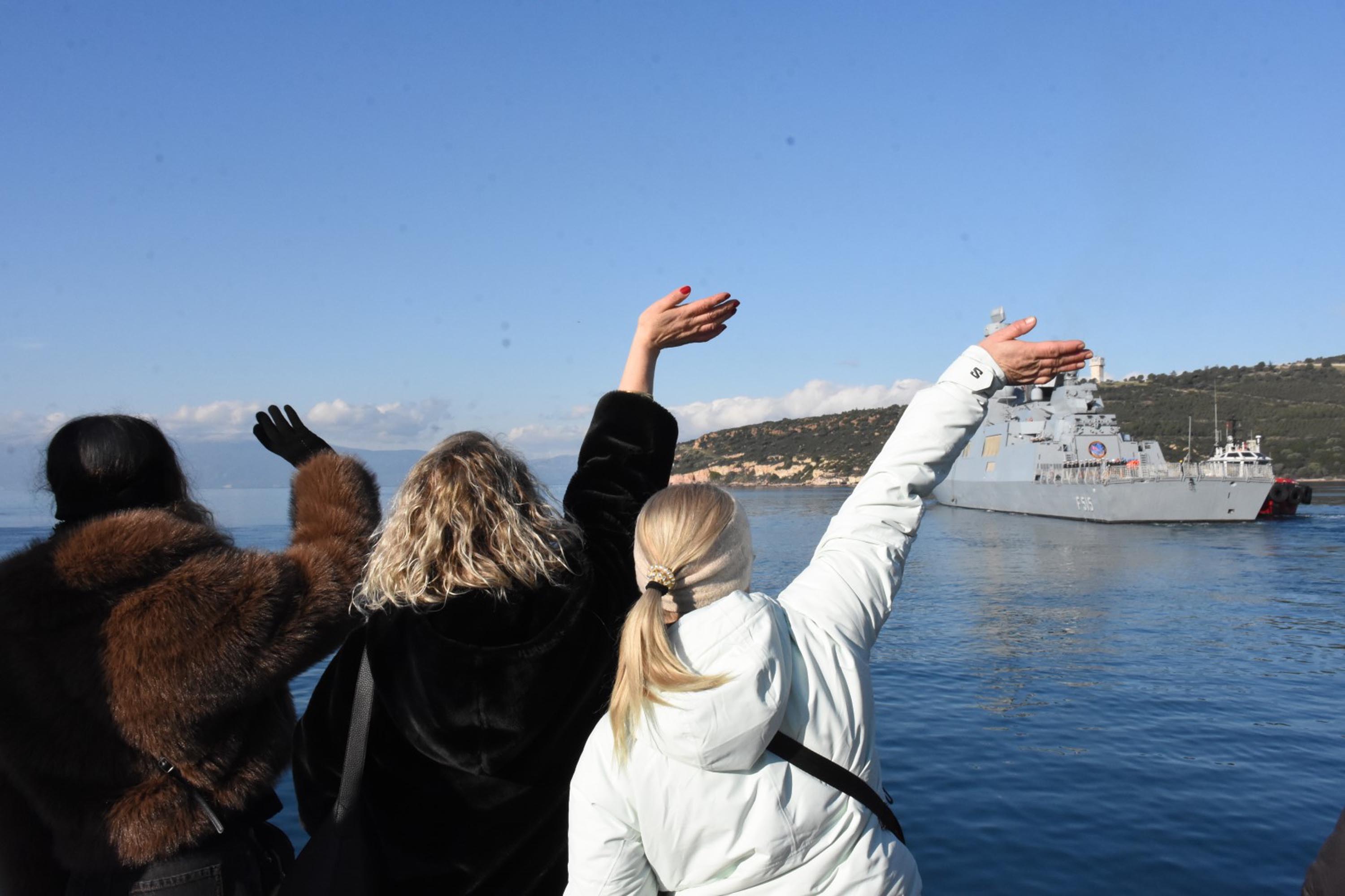 Anadolu Türk Deniz Görev Kuvveti, NATO görevine uğurlandı