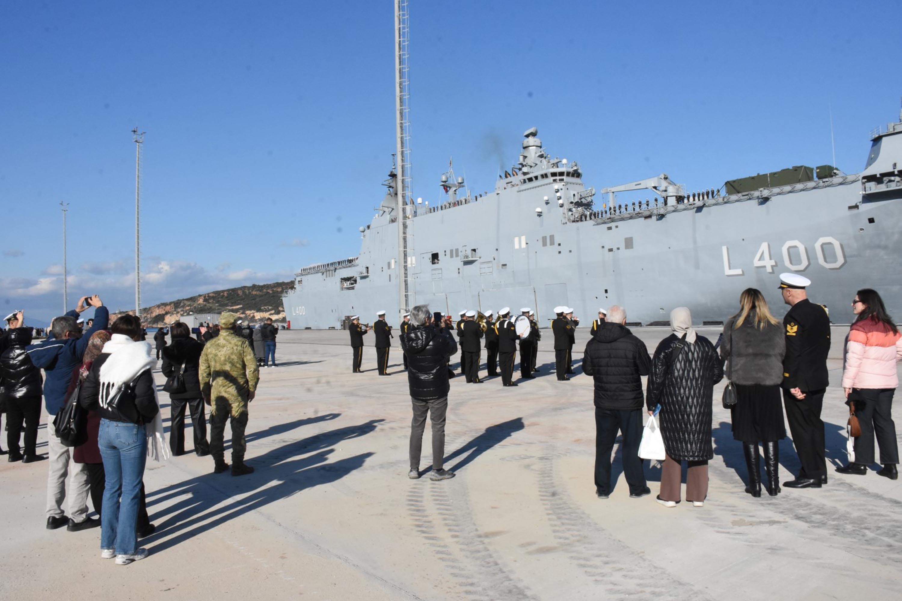 Anadolu Türk Deniz Görev Kuvveti, NATO görevine uğurlandı