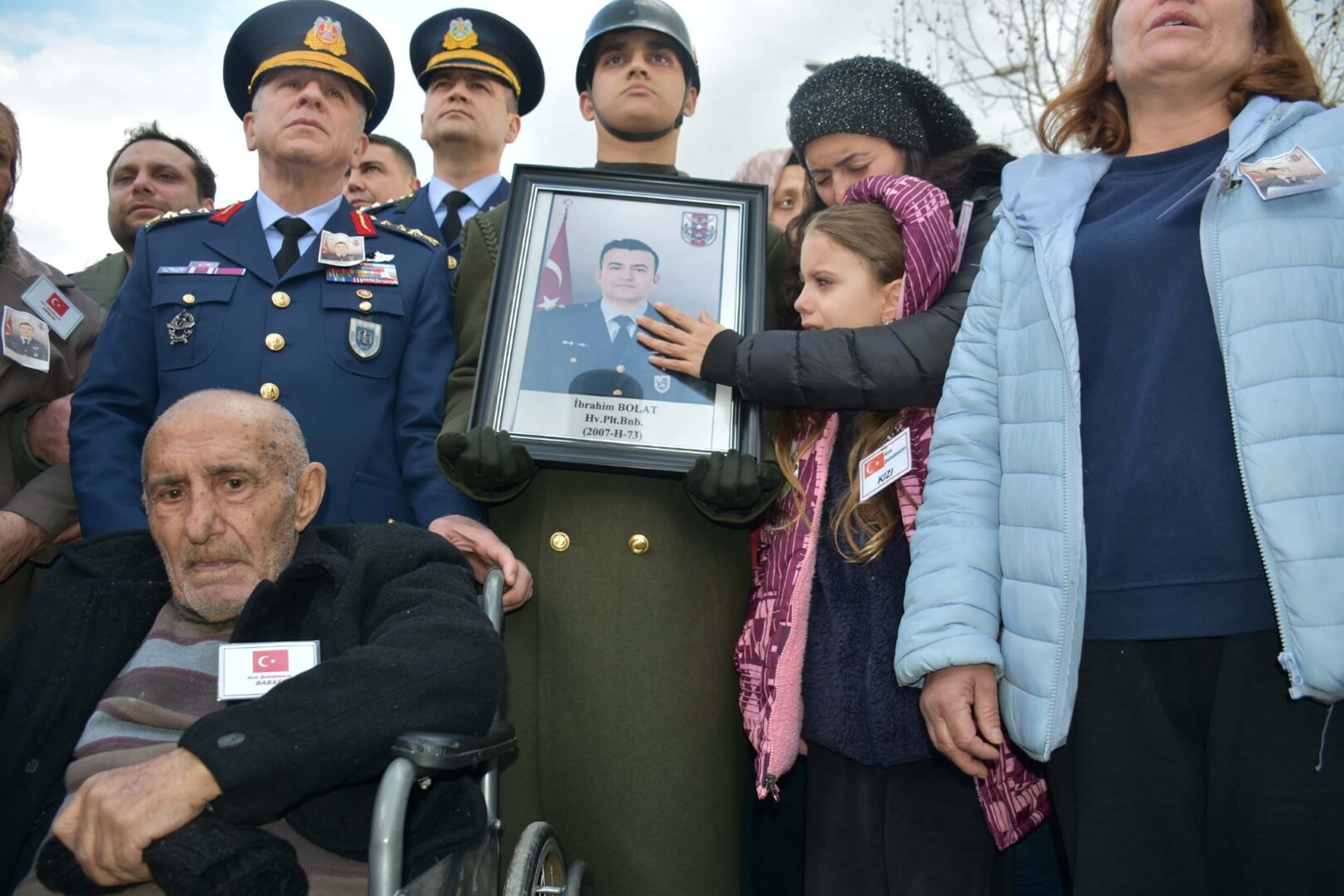 Şehit Hava Pilot Binbaşı İbrahim Bolat son yolculuğuna uğurlandı