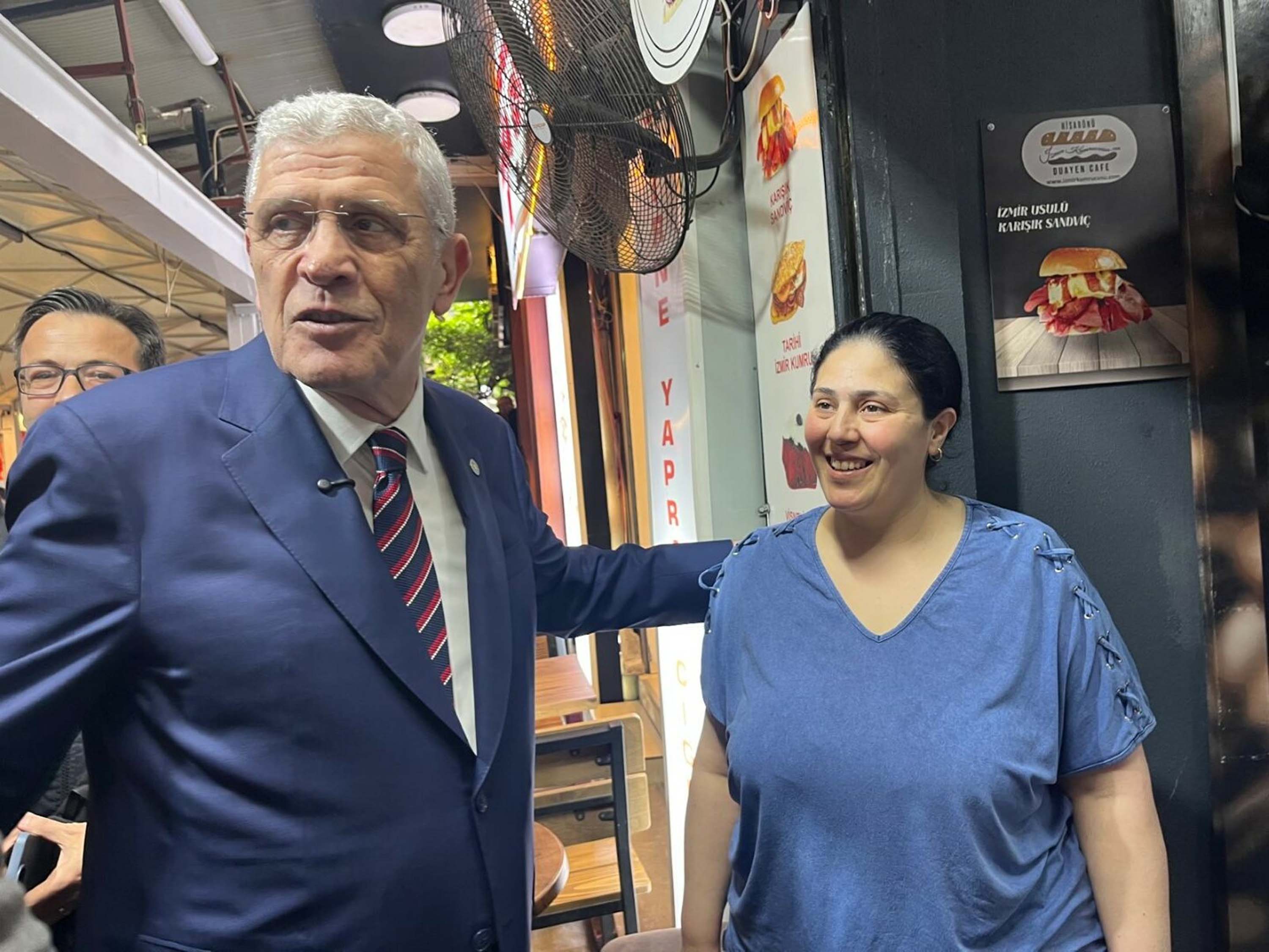 Dervişoğlu'ndan İzmir'de esnaf ziyareti 