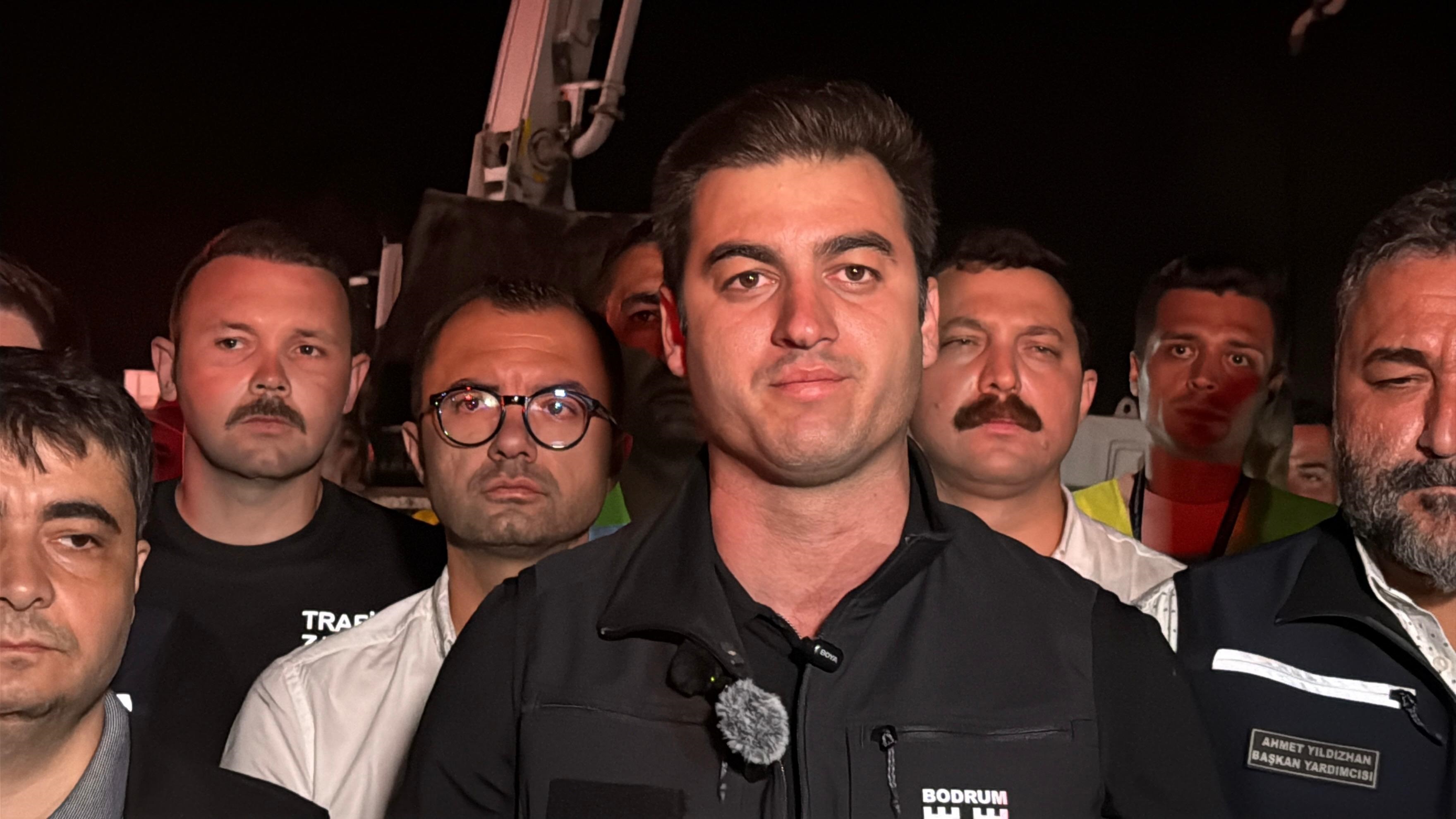Bodrum’da maki ve otluk alanda korkutan yangın
