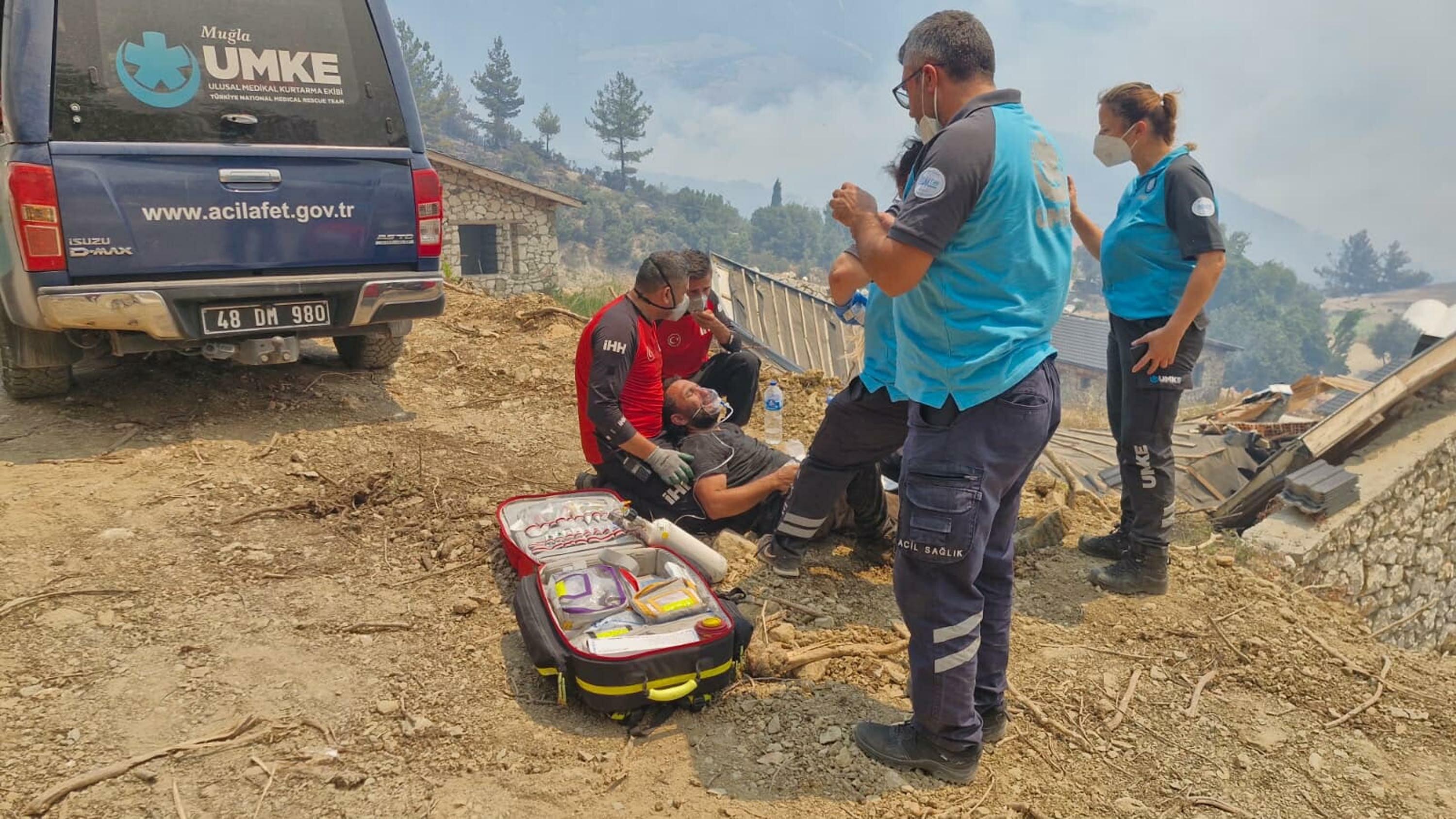 Muğla Seydikemer'de orman yangını