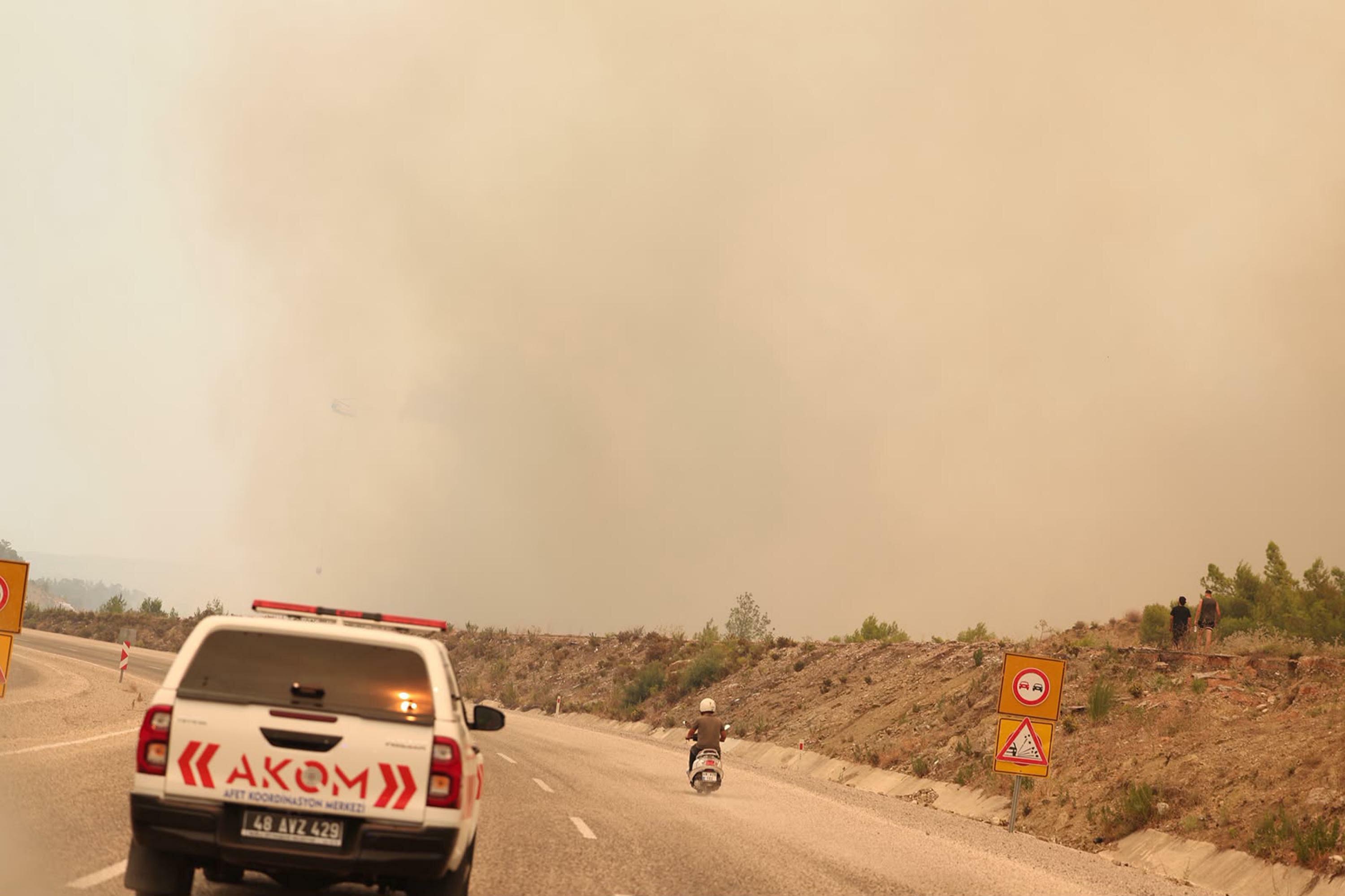 Muğla Seydikemer'de orman yangını