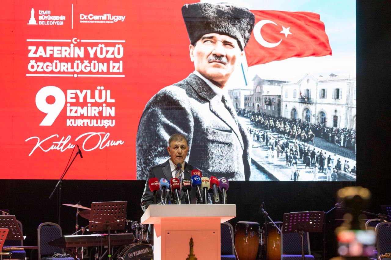 İzmir'in kurtuluşunun 104'üncü yılına özel resepsiyon