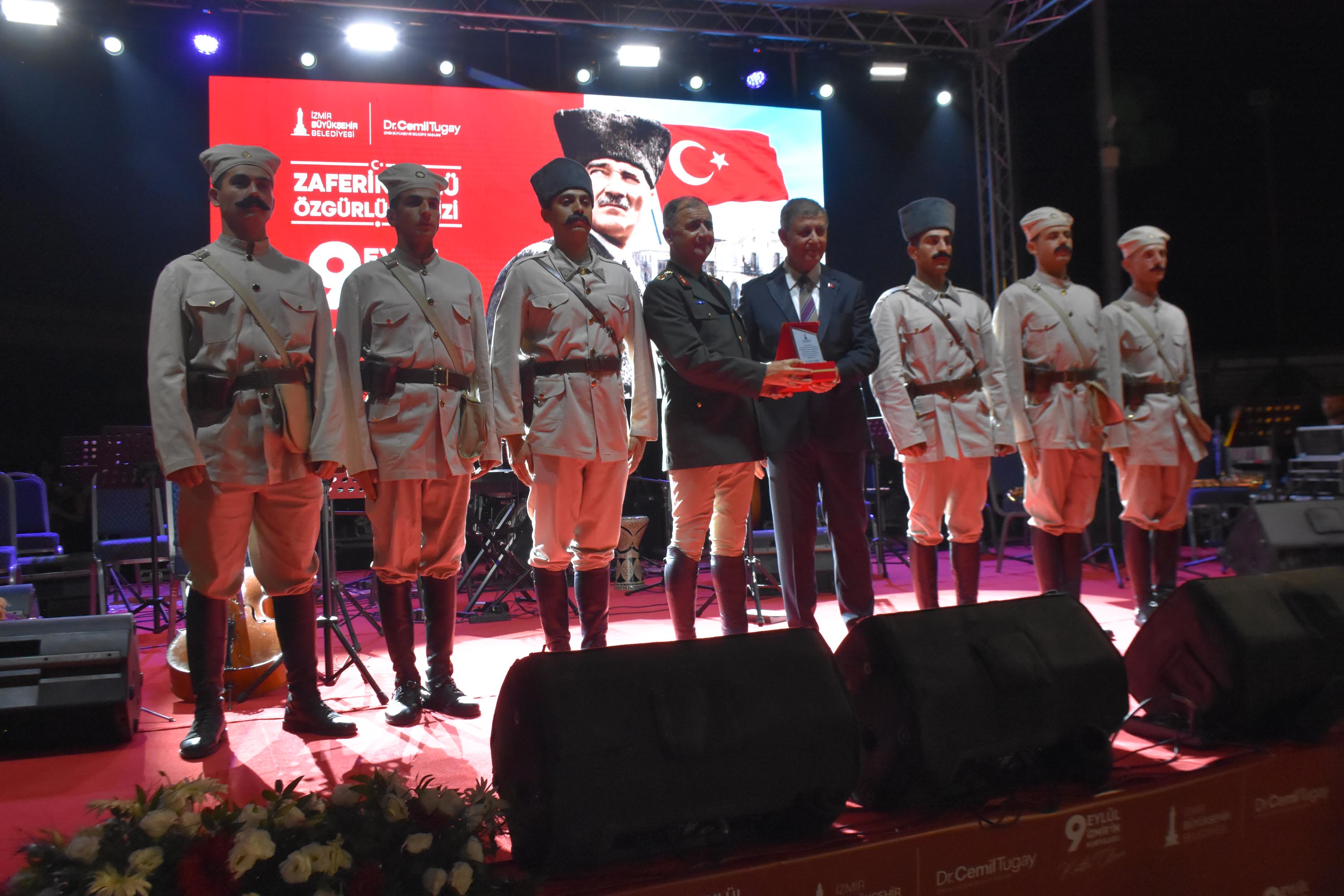 İzmir'in kurtuluşunun 104'üncü yılına özel resepsiyon