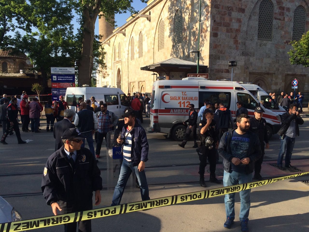 Bursa'daki patlama bölgesinden ilk kareler