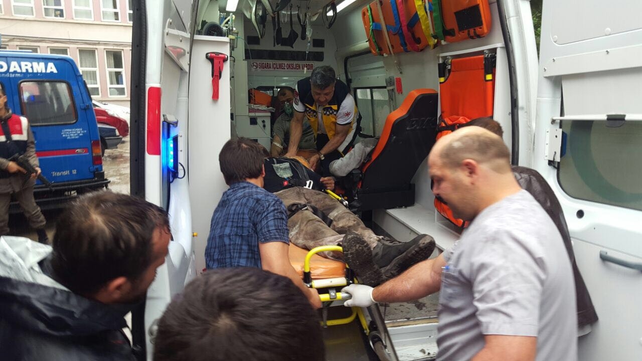Bursa'daki patlama bölgesinden ilk kareler