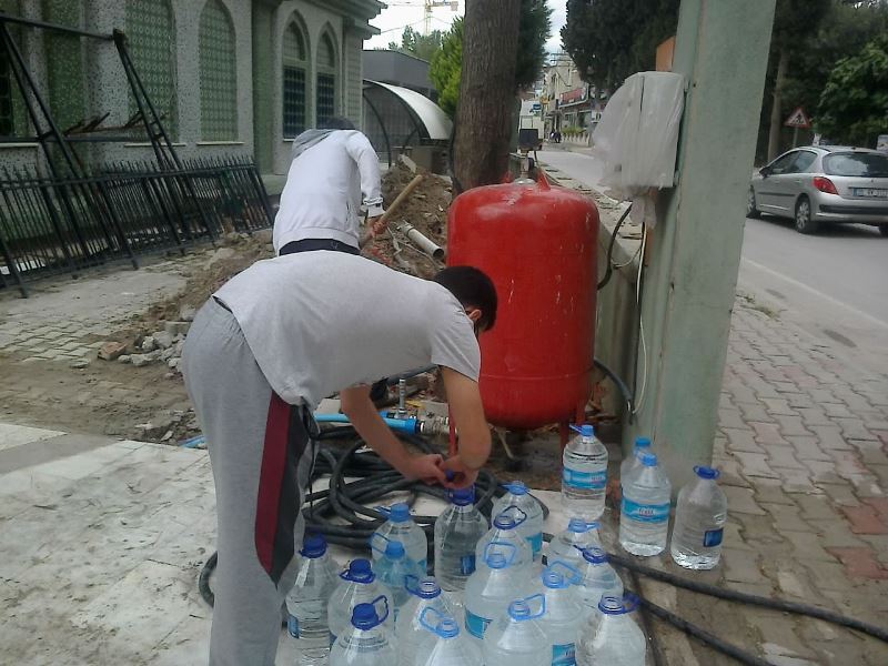 Tankerle 'yeşil' su servisi...