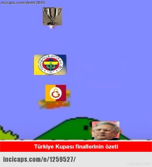 Kupa gitti capsler patladı