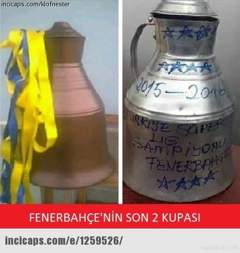 Kupa gitti capsler patladı