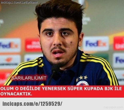 Kupa gitti capsler patladı