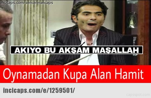 Kupa gitti capsler patladı
